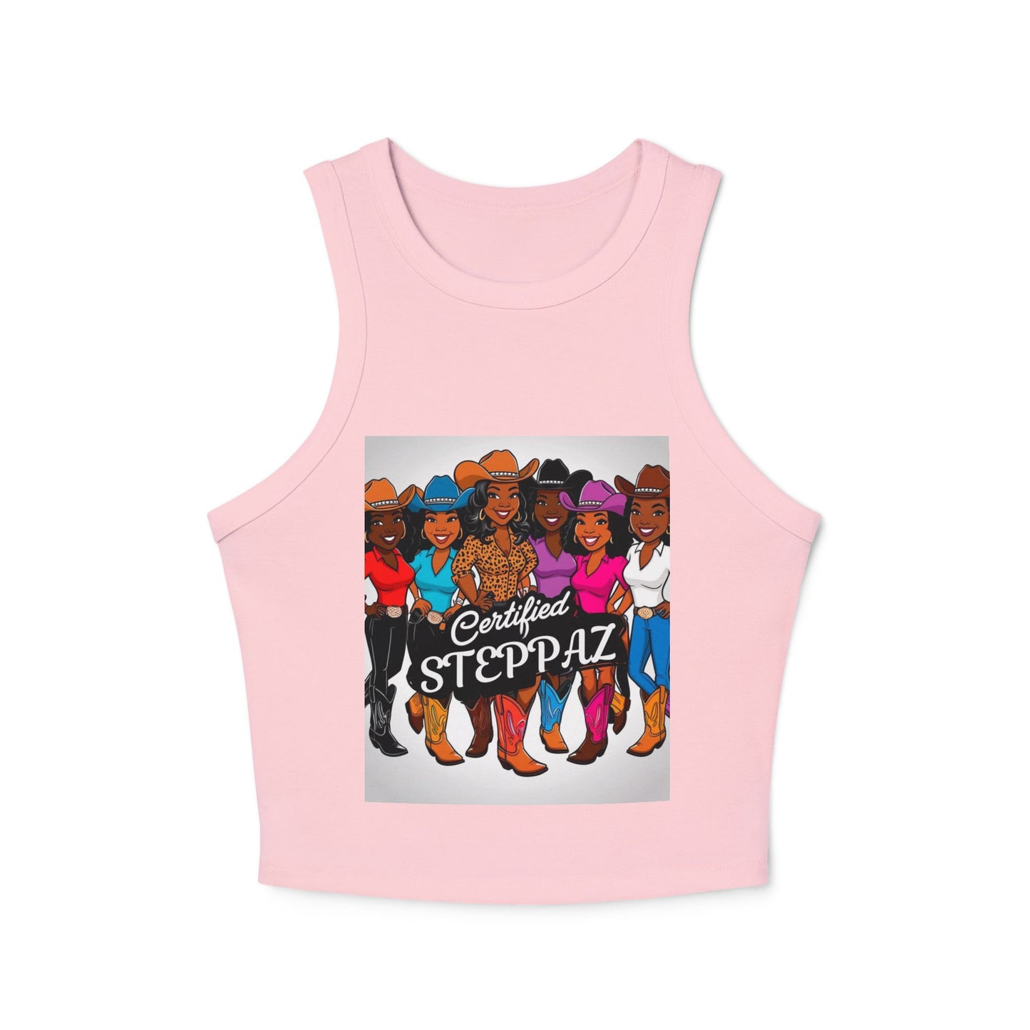 Certified Steppaz Micro Rib Racer Tank Top