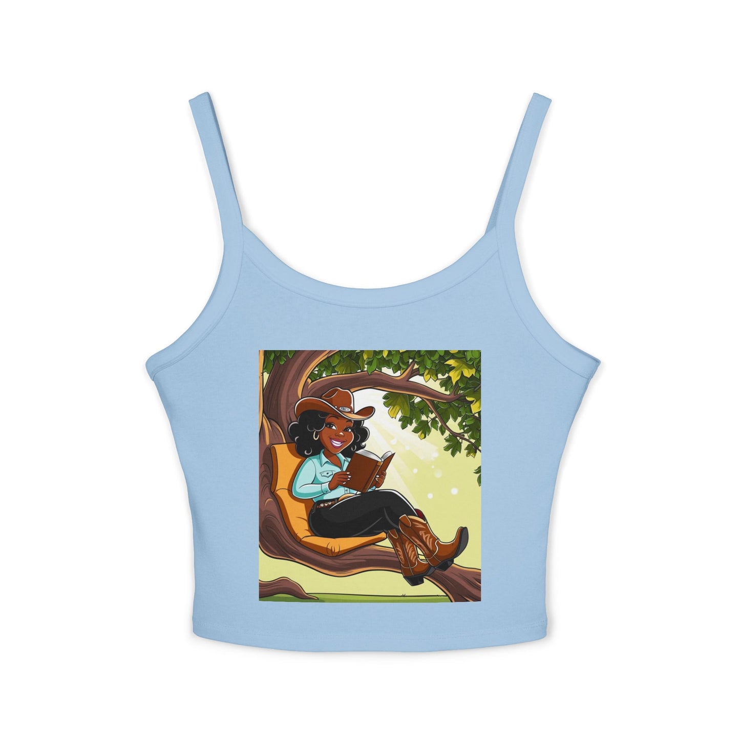 Country Nerdin' Spaghetti Strap Tank Top