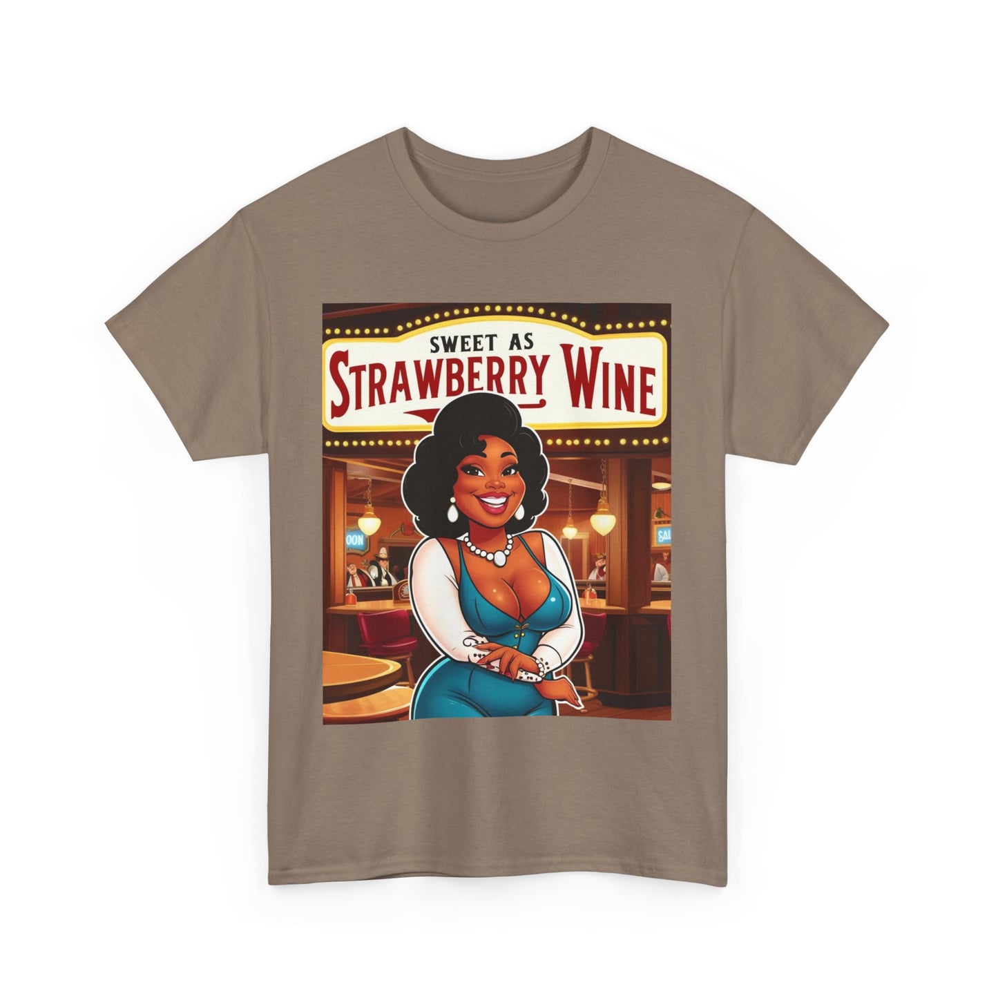 Sweet as Strawberry Wine Unisex Cotton Shirt