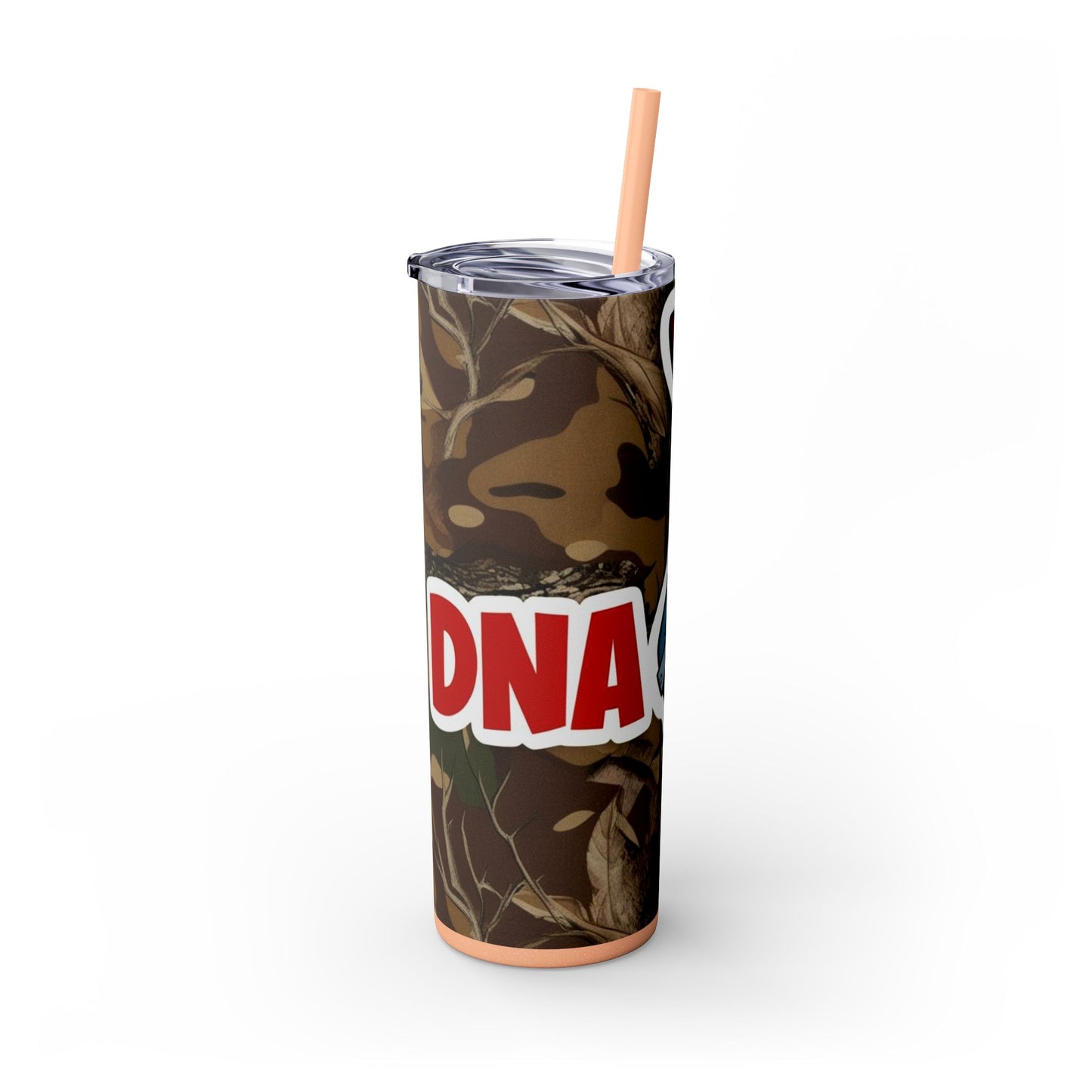Country Boy DNA Skinny Tumbler with Straw - 20oz