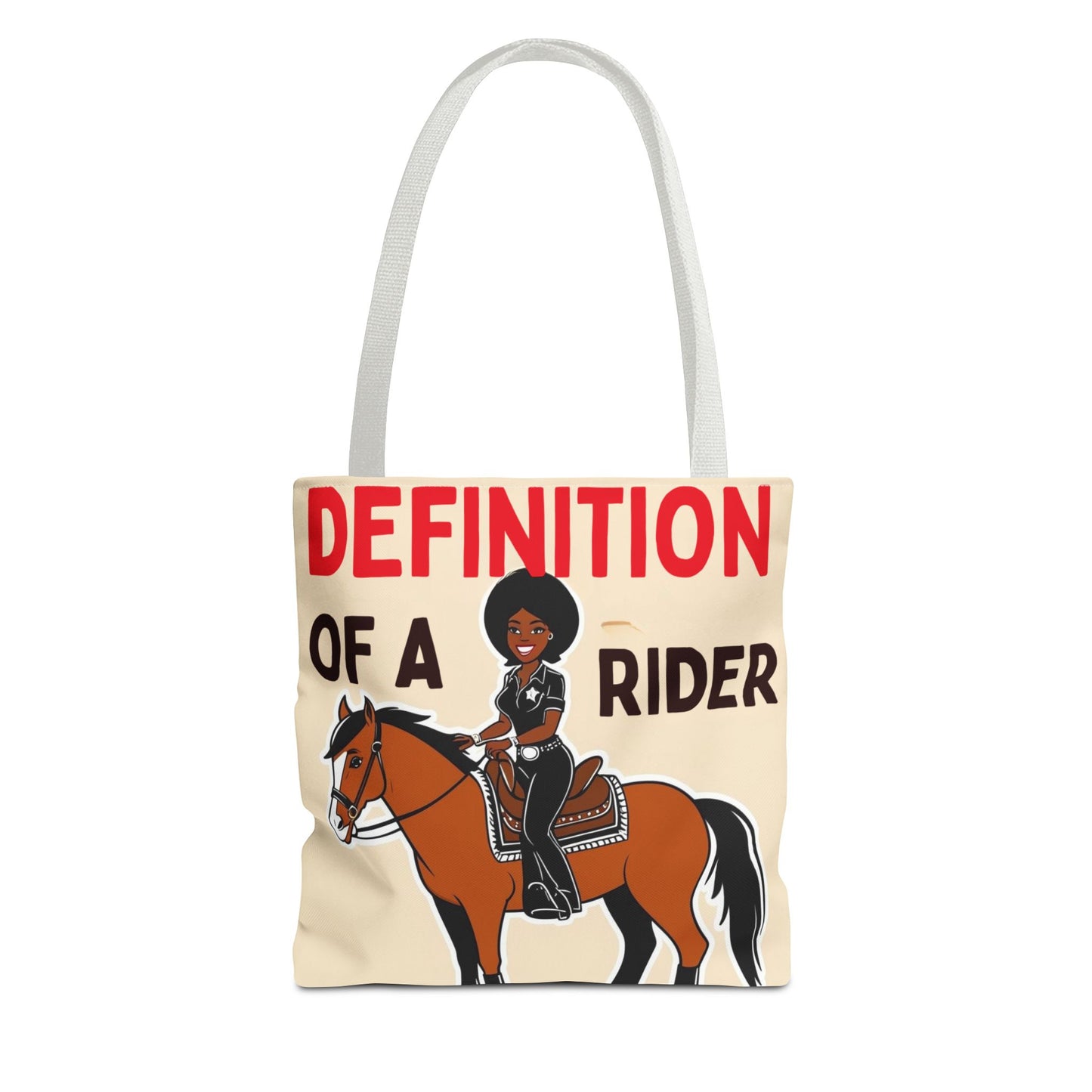 Definition of a Rider Tote Bag