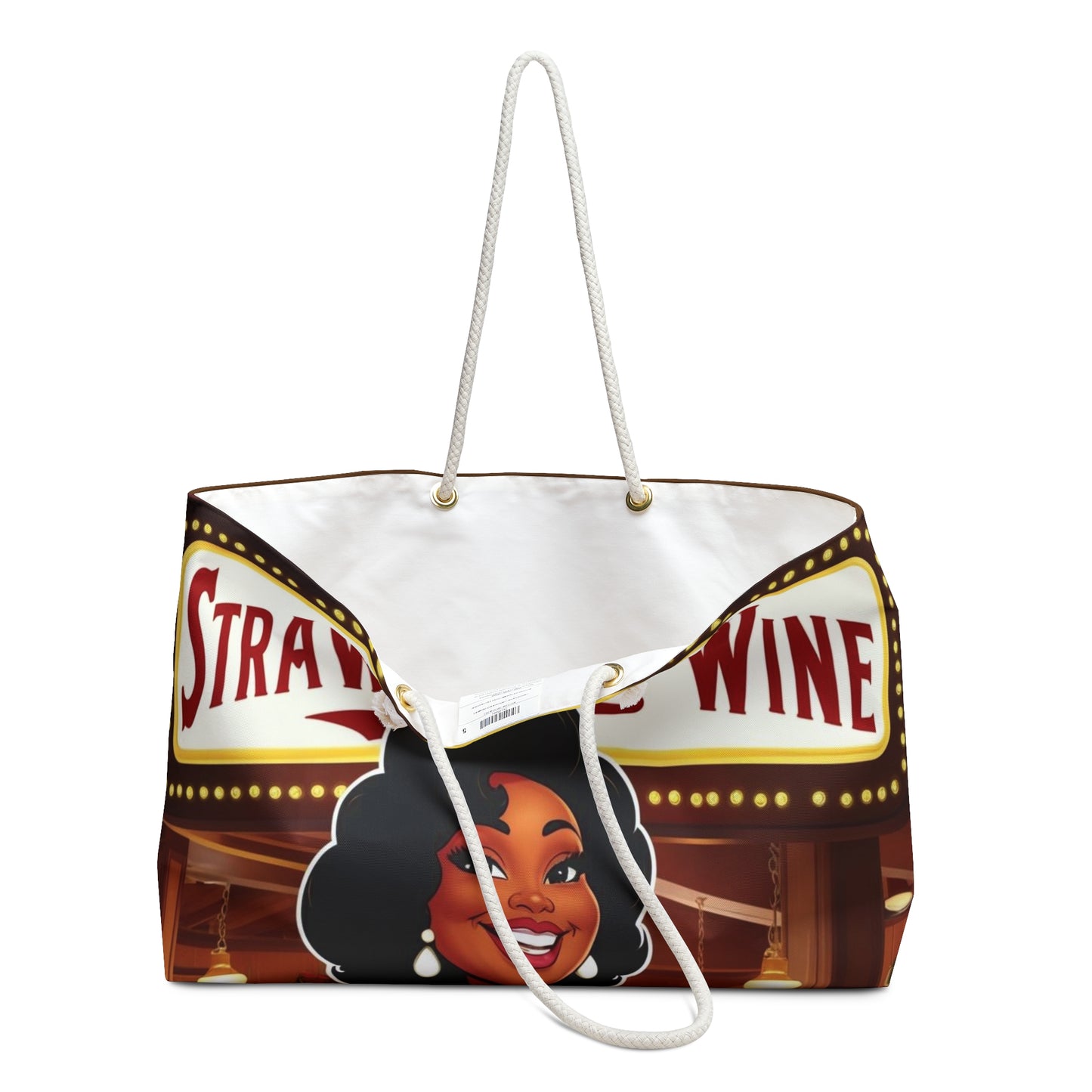 Sweet as Strawberry Wine Weekender Bag