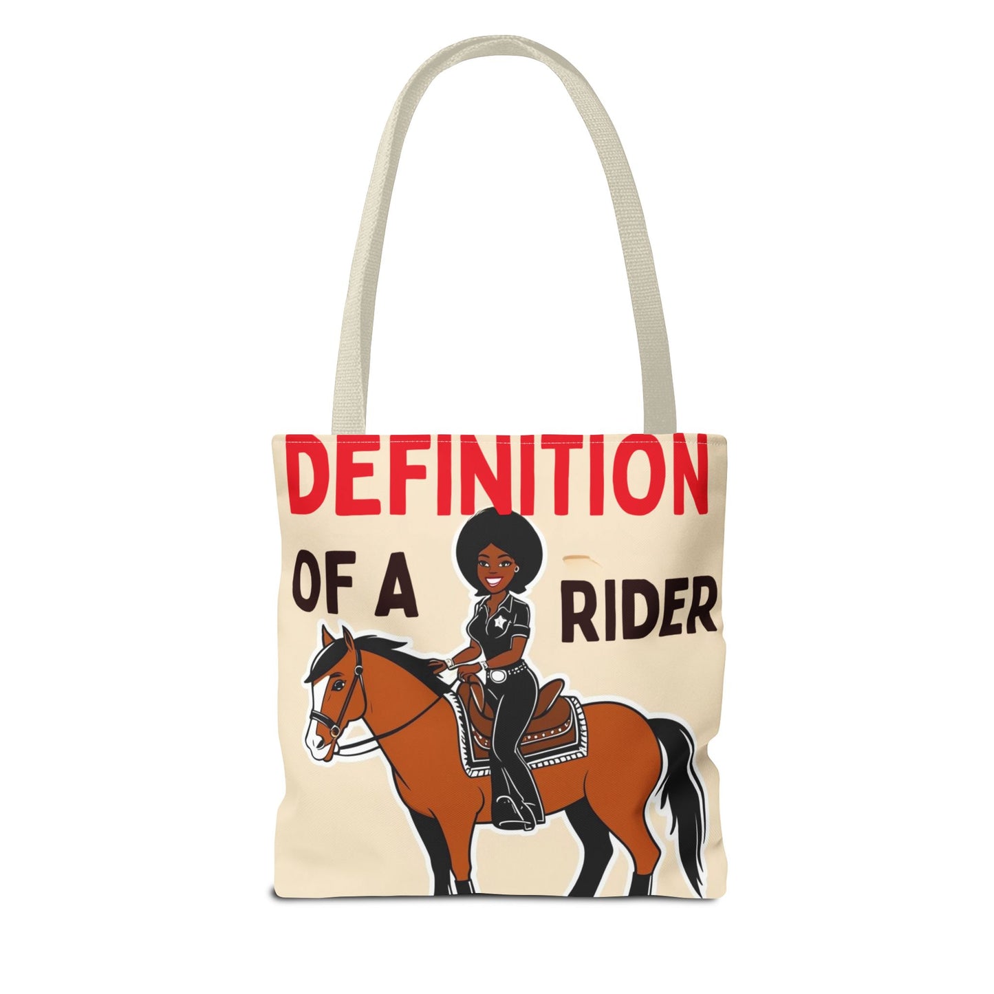 Definition of a Rider Tote Bag