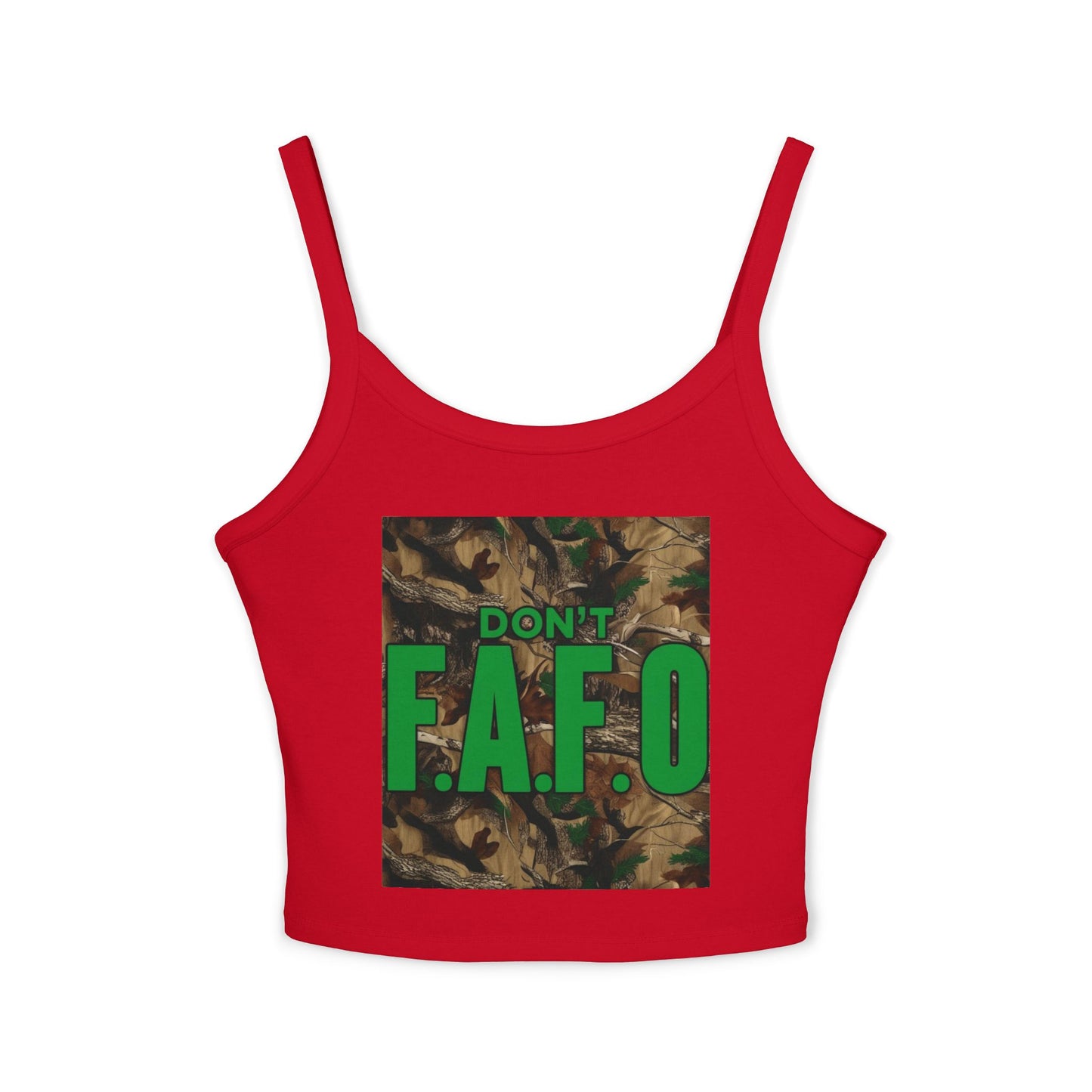 Don't F.A.F.O. Women's Spaghetti Strap Tank Top