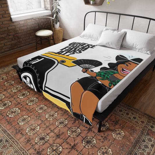 Where Them Fans At? Plush Fleece Blanket