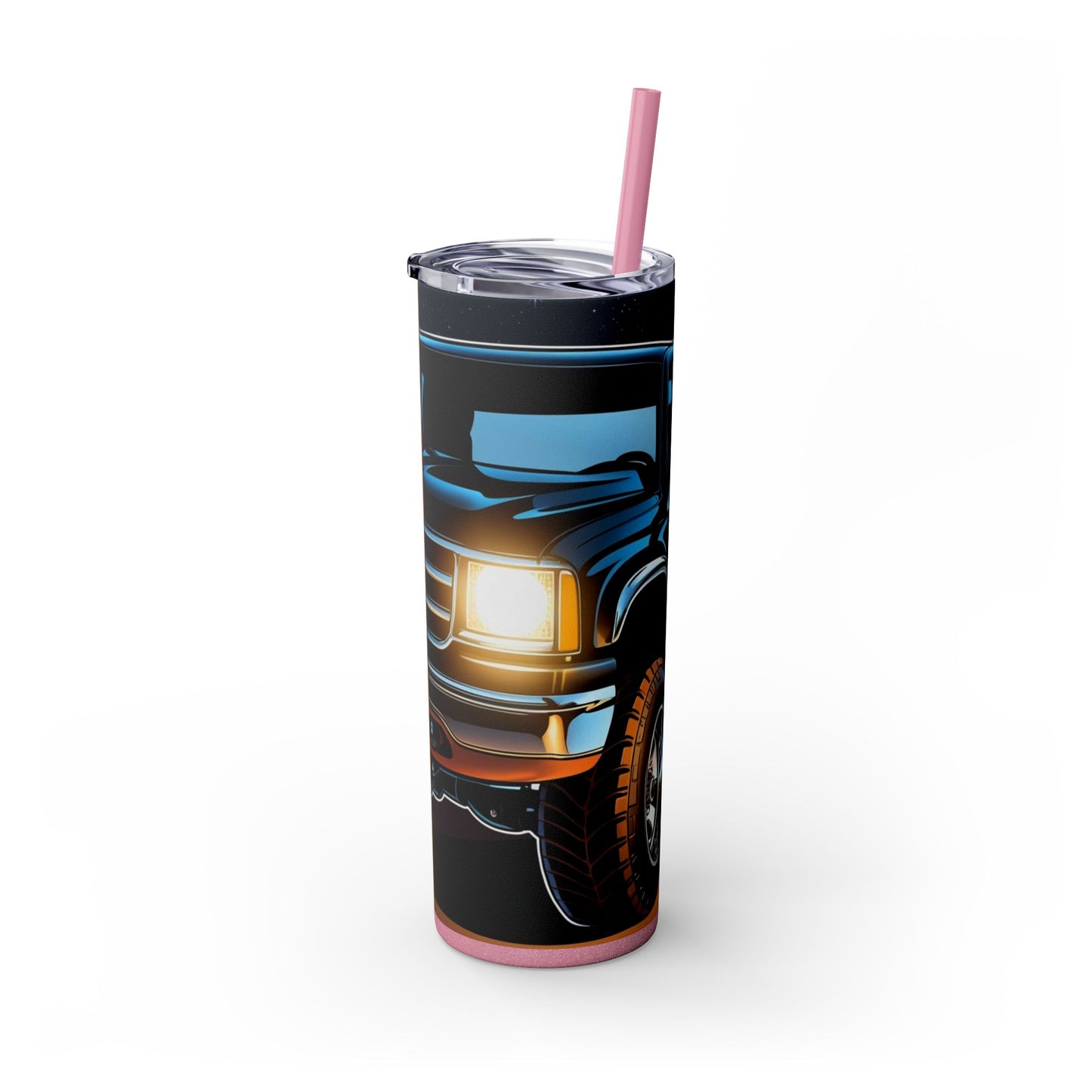 Don't Touch My Truck Skinny Tumbler with Straw, 20oz