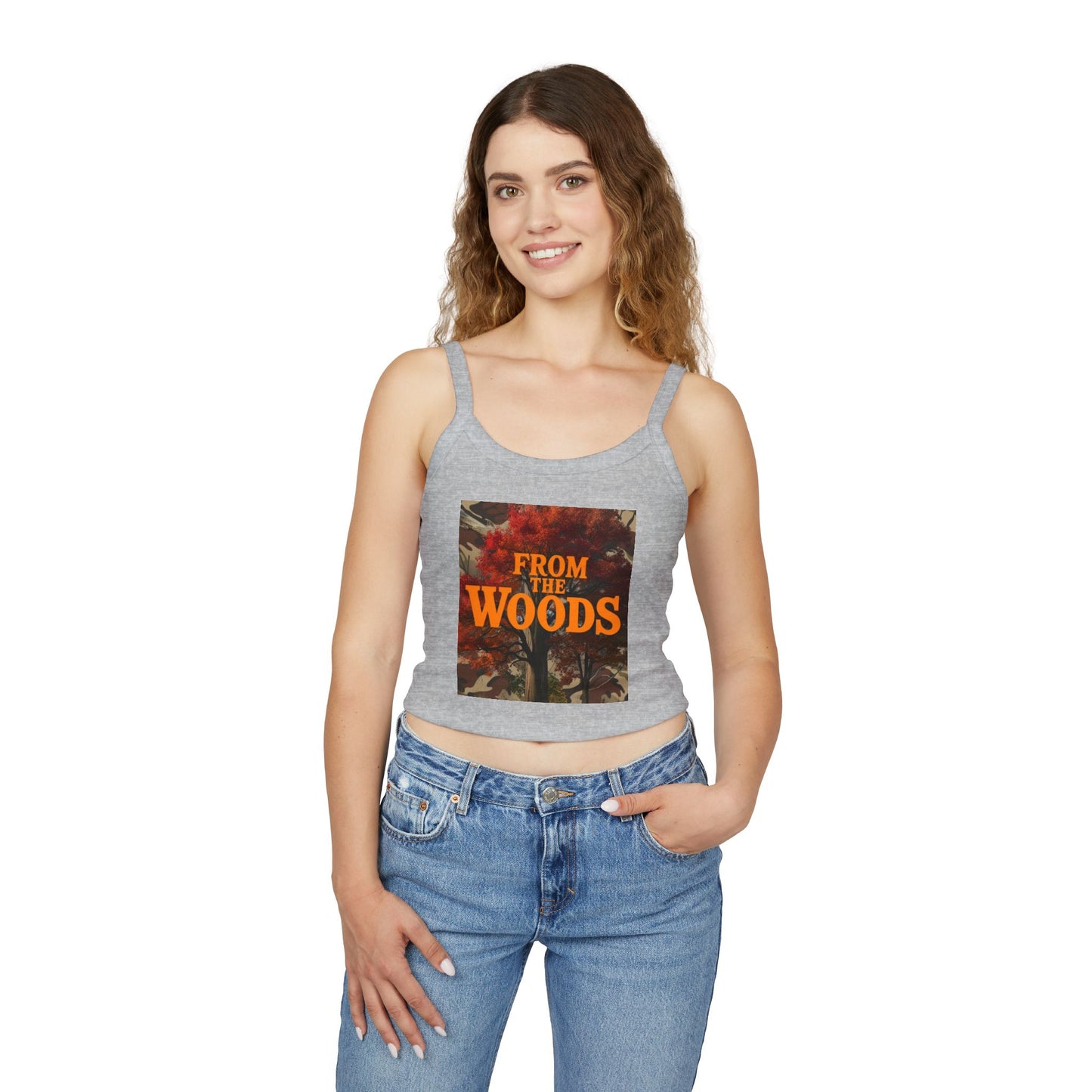 From The Woods Women's Spaghetti Strap Tank Top