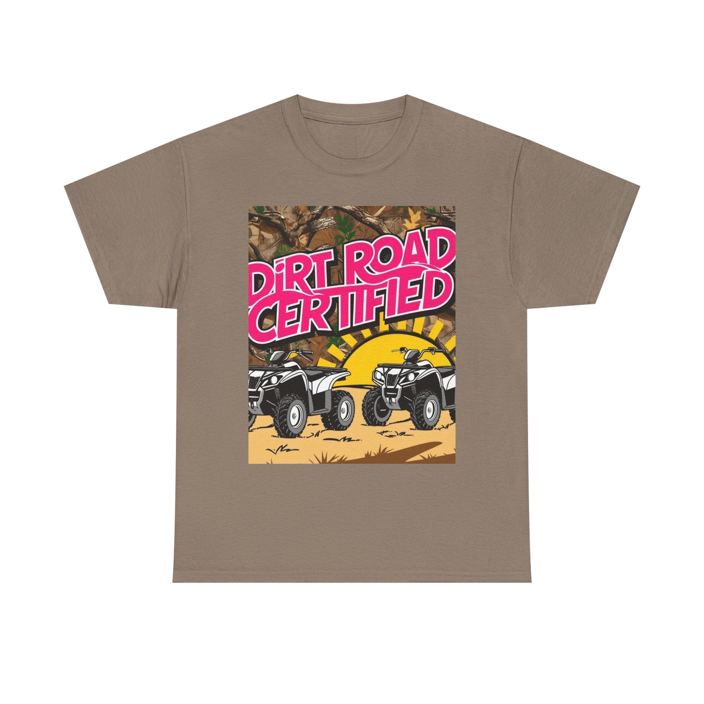 Dirt Road Certified Pink Unisex Cotton Tee