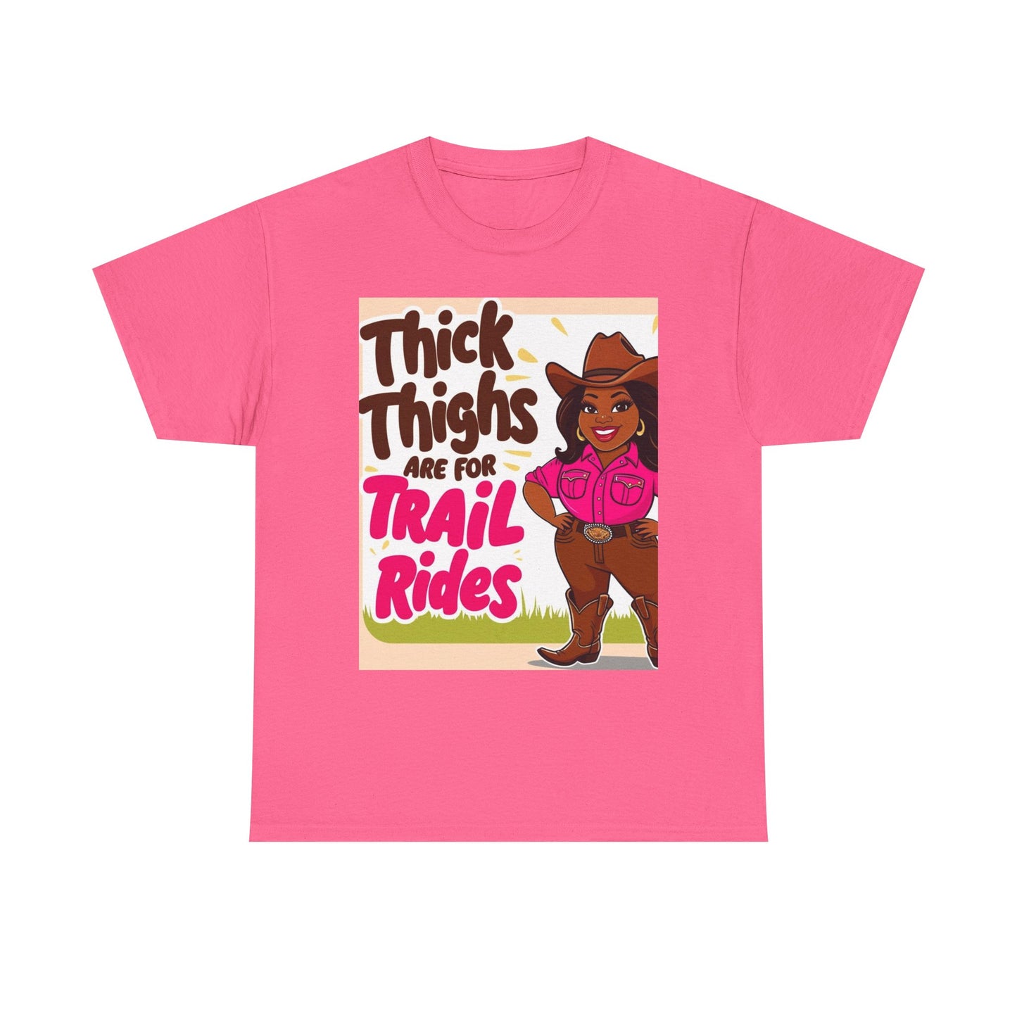 Bright Thick Thighs Unisex Cotton Tee