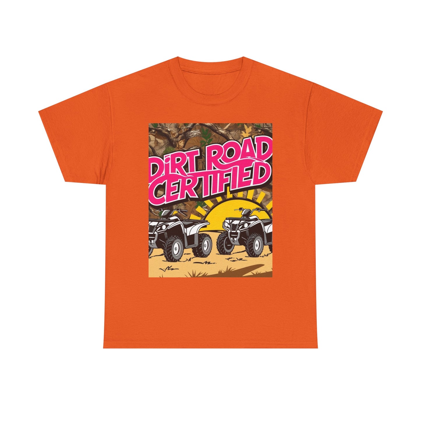 Dirt Road Certified Pink Unisex Cotton Tee