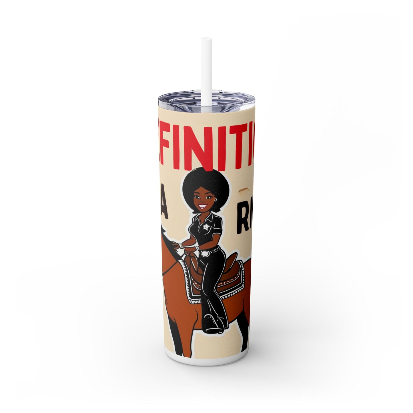 Definition of a Rider Skinny Tumbler with Straw - 20oz