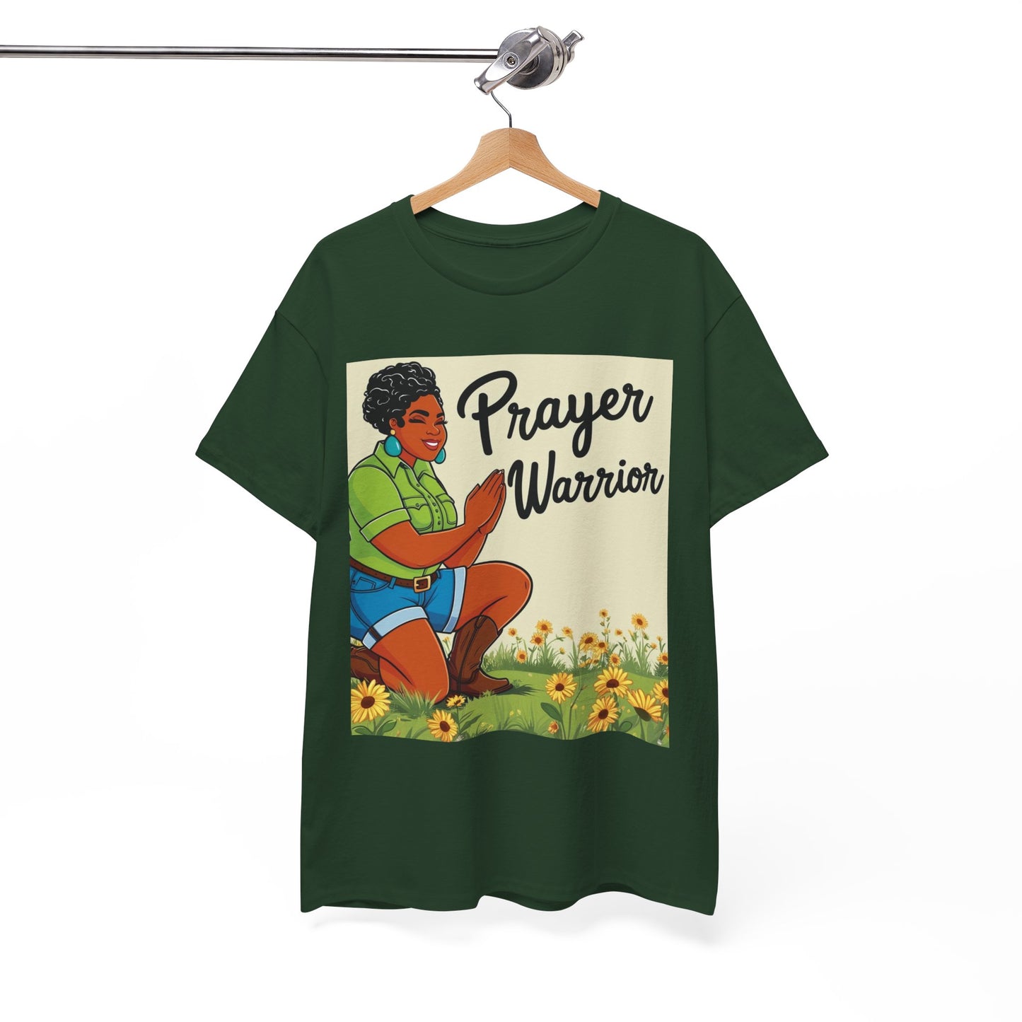 Prayer Warrior Unisex Cotton Tee