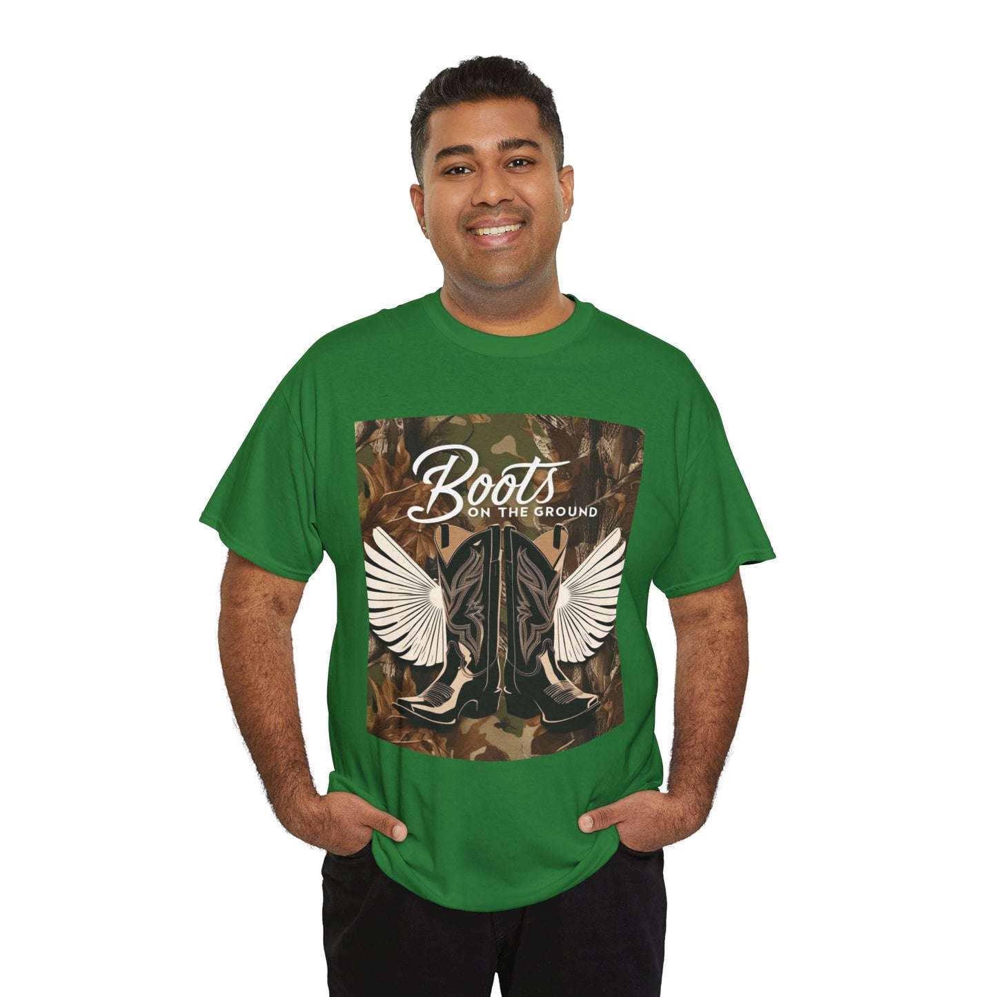 Boots On The Ground Unisex Cotton Tee 2-More Colors