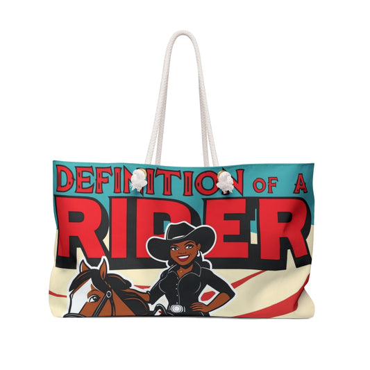 Definition of a Rider Weekender Bag - Perfect for Equestrian Enthusiasts & Getaways