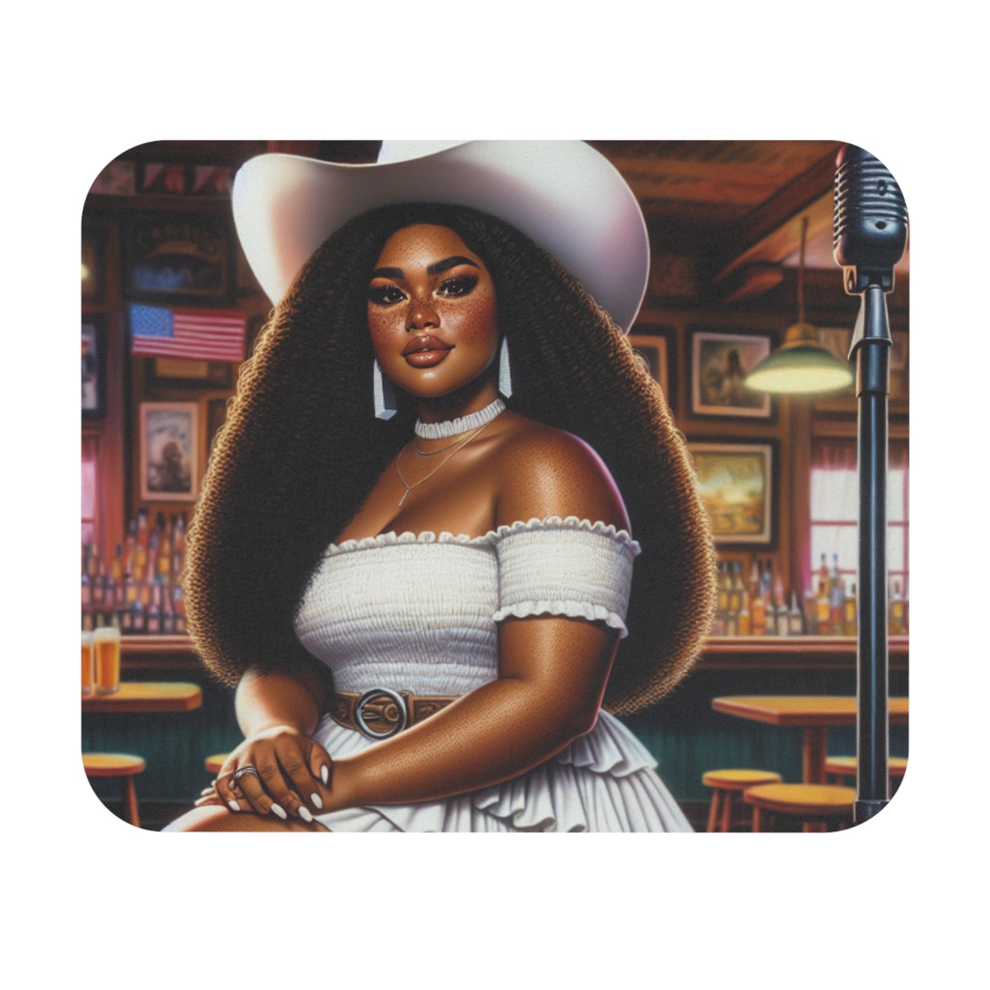 Saloon Sweetie Mouse Pad- for Home or Office