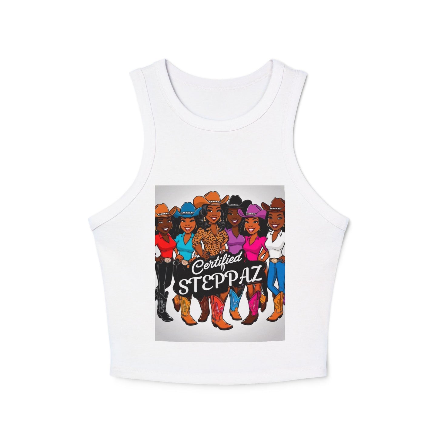 Certified Steppaz Micro Rib Racer Tank Top