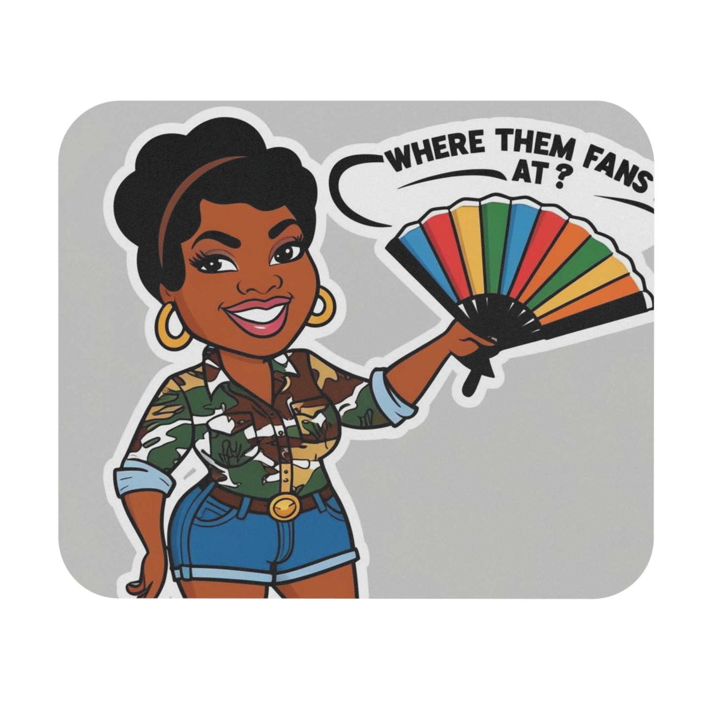 Where Them Fans At? Mouse Pad