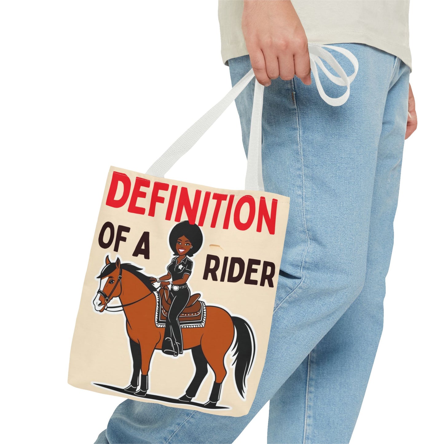 Definition of a Rider Tote Bag