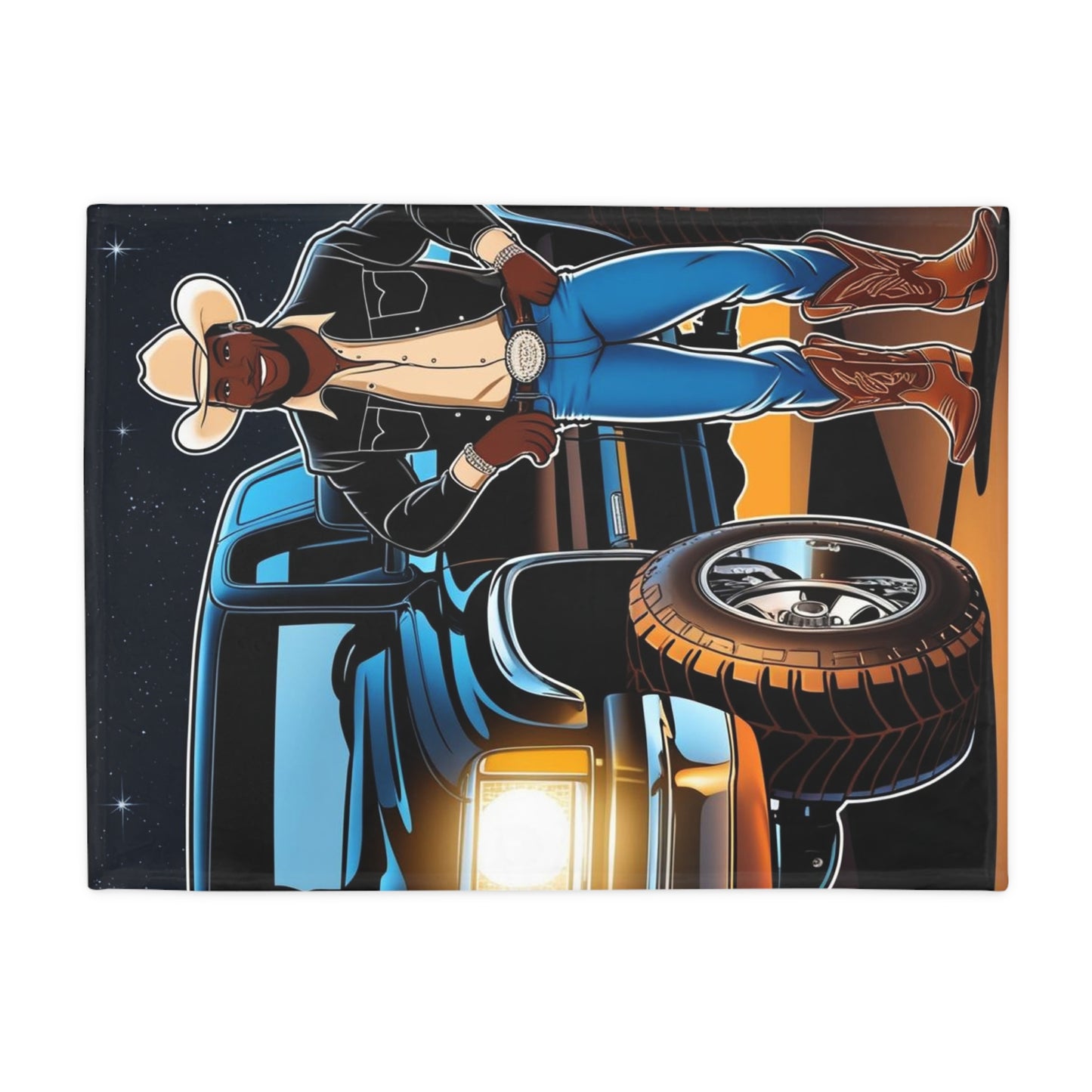 Don't Touch My Truck Plush Fleece Blanket