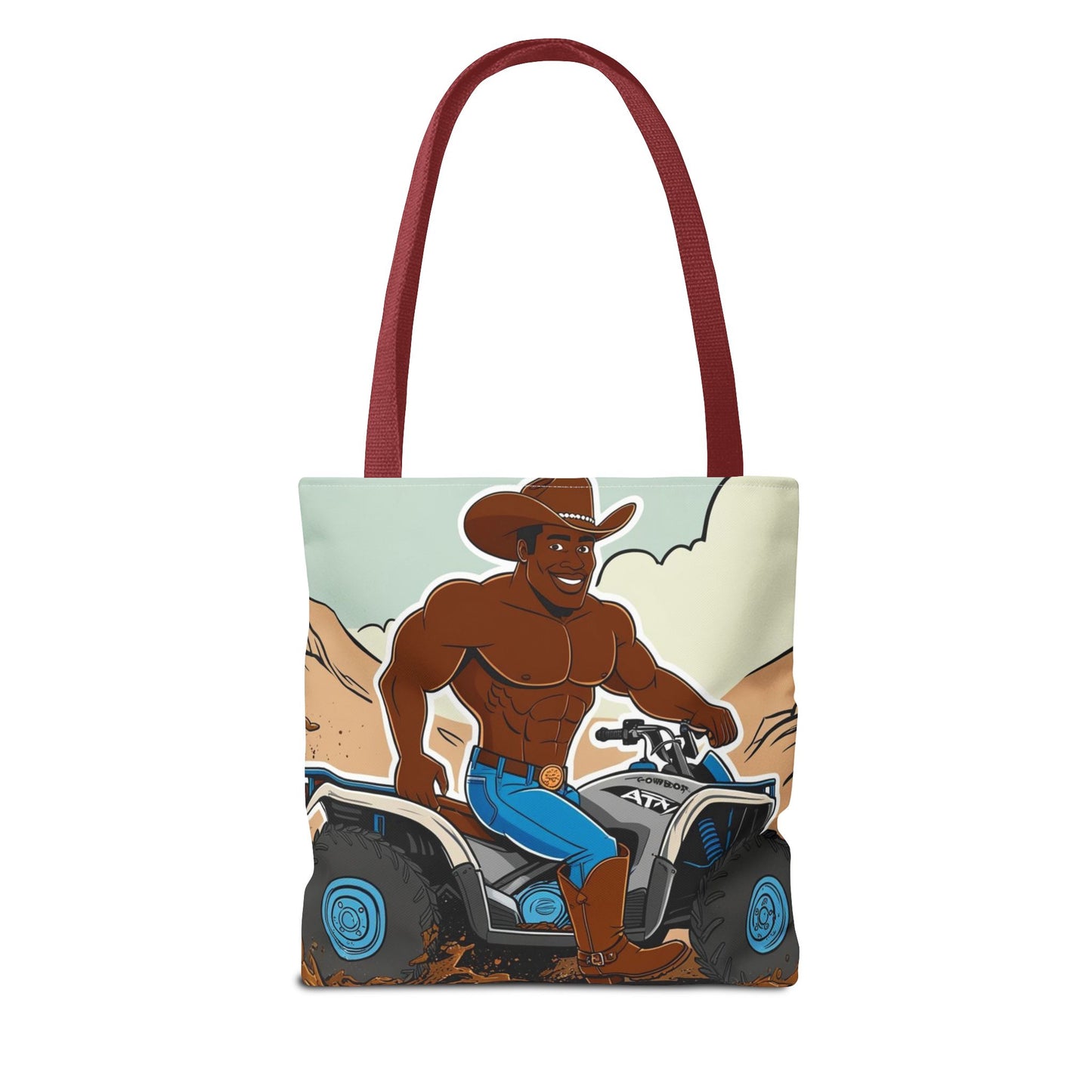 Big Cowboy Adventure Tote Bag
