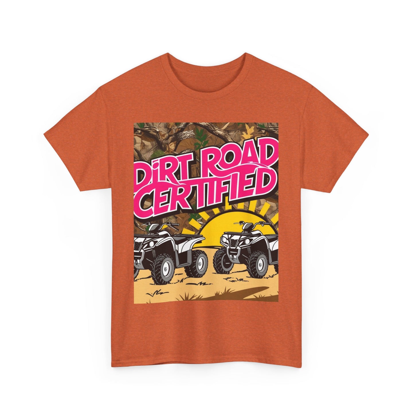 Dirt Road Certified Pink Unisex Cotton Tee