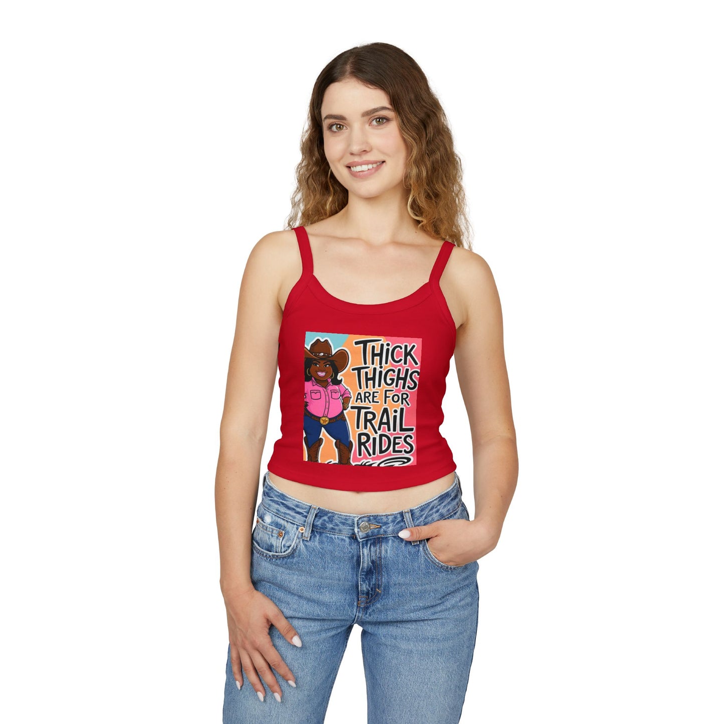 Thick Thighs 2 Women's Spaghetti Strap Tank Top