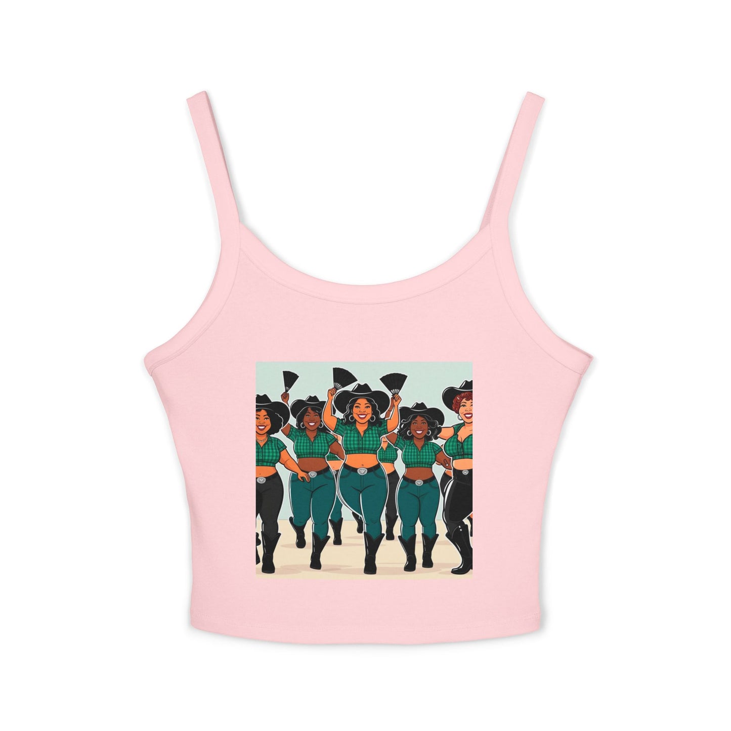Group Dancers Spaghetti Strap Tank Top