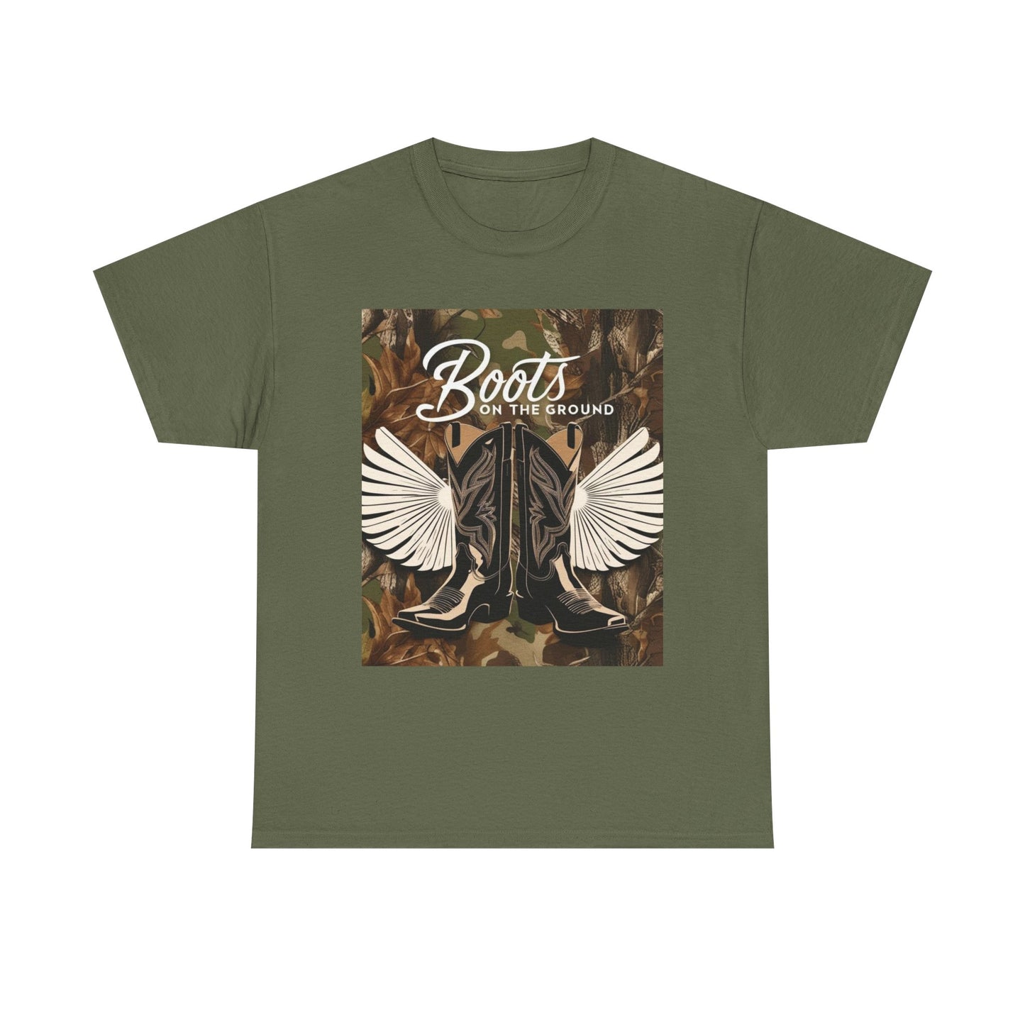 Boots On The Ground Unisex Cotton Tee 2-More Colors