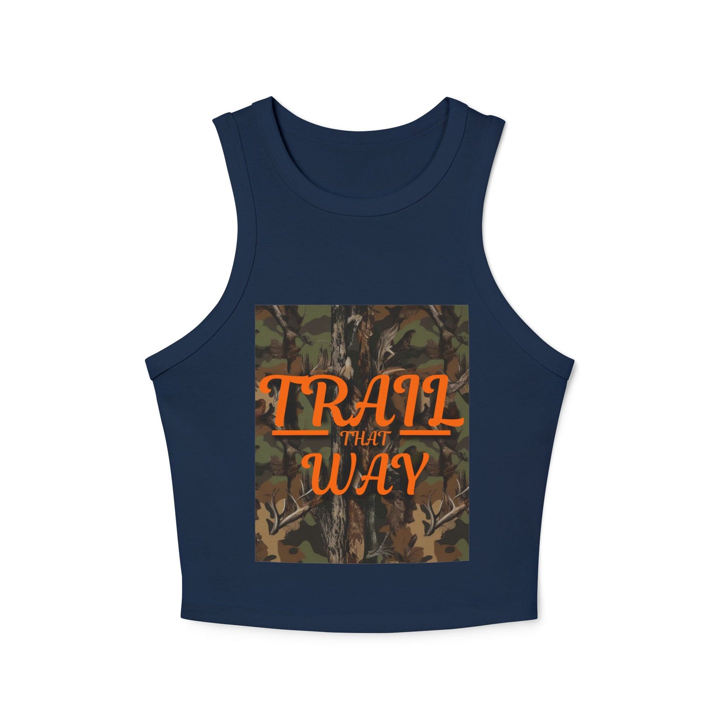 Trail That Way Women's Micro Rib Racer Tank Top