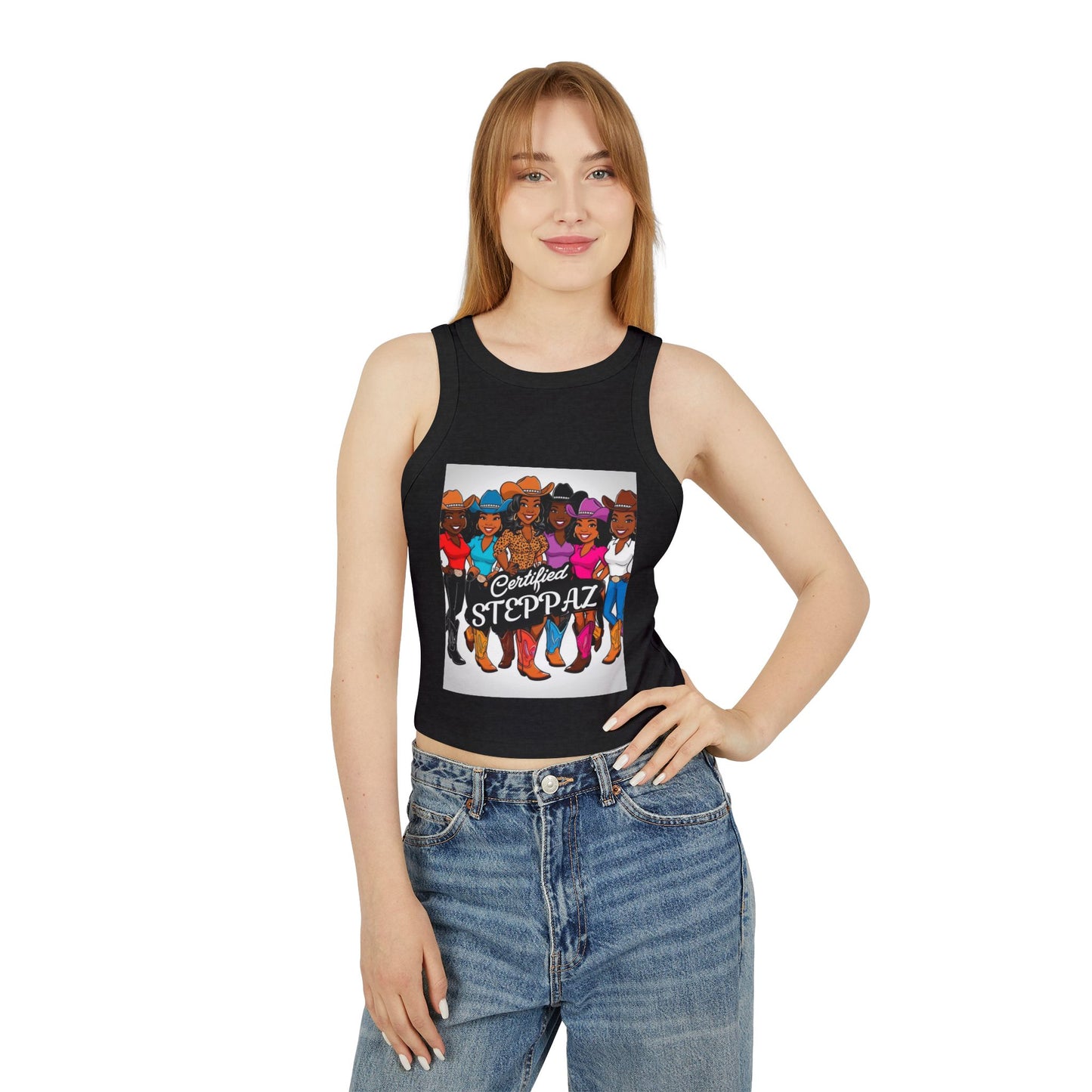 Certified Steppaz Micro Rib Racer Tank Top
