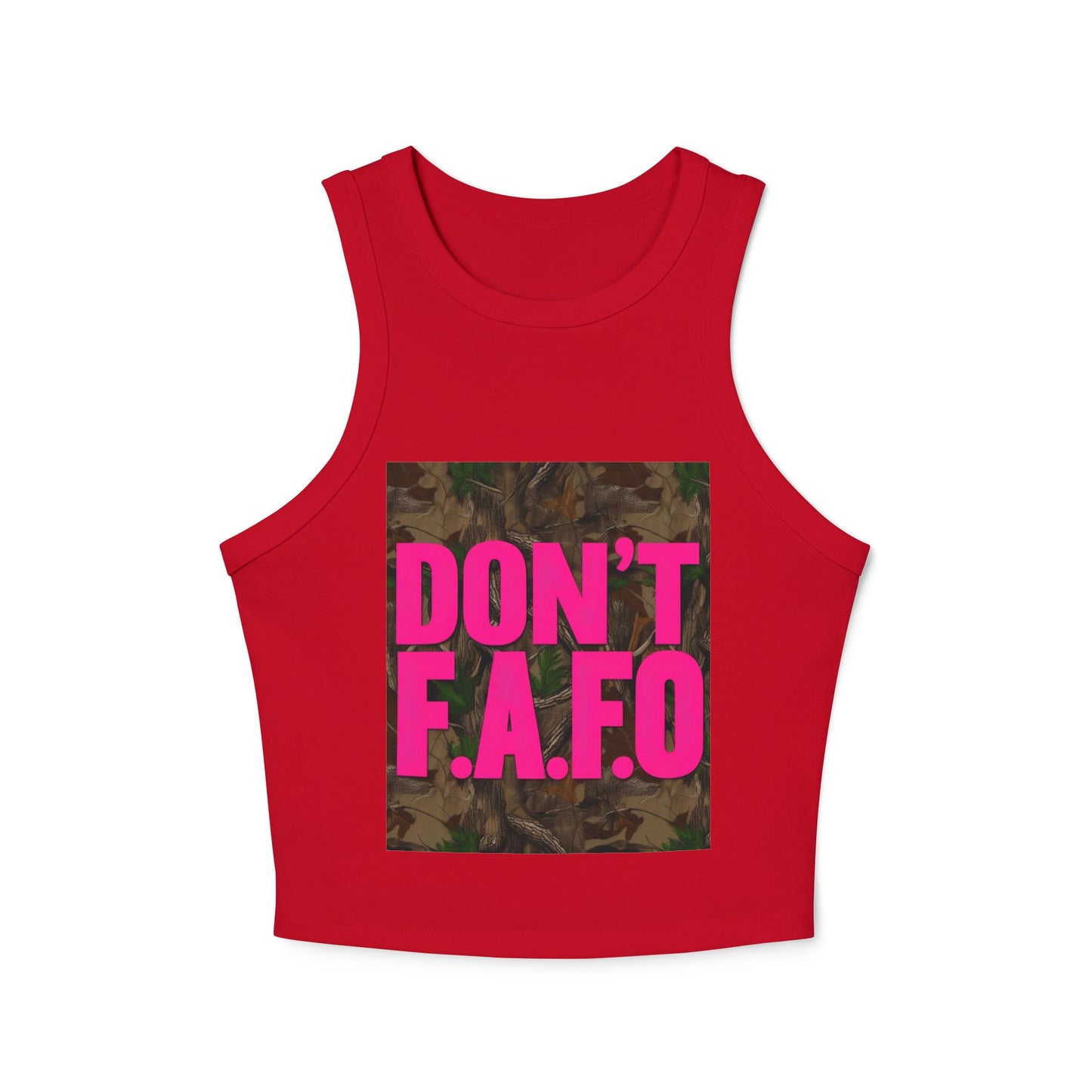 Don't F.A.F.O. Women's Racer Tank Top