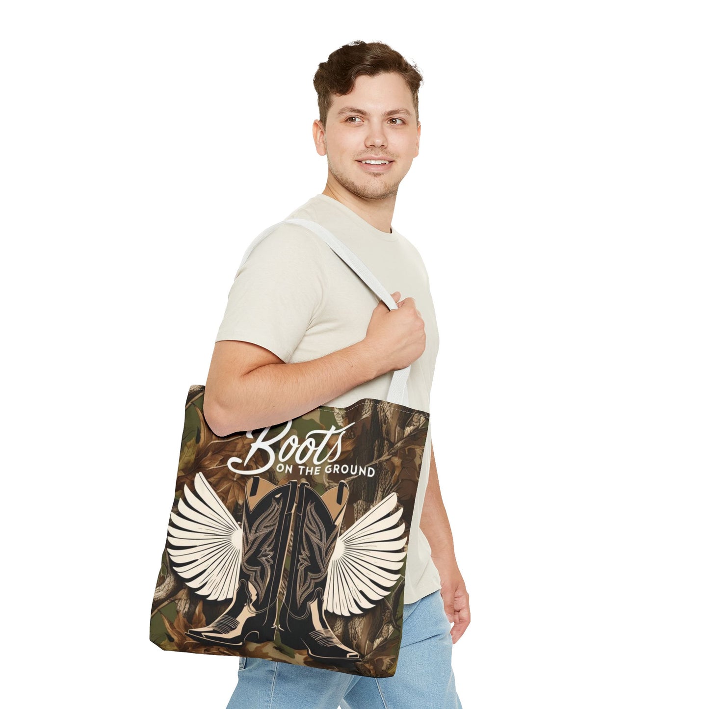 Boots On The Ground Tote Bag