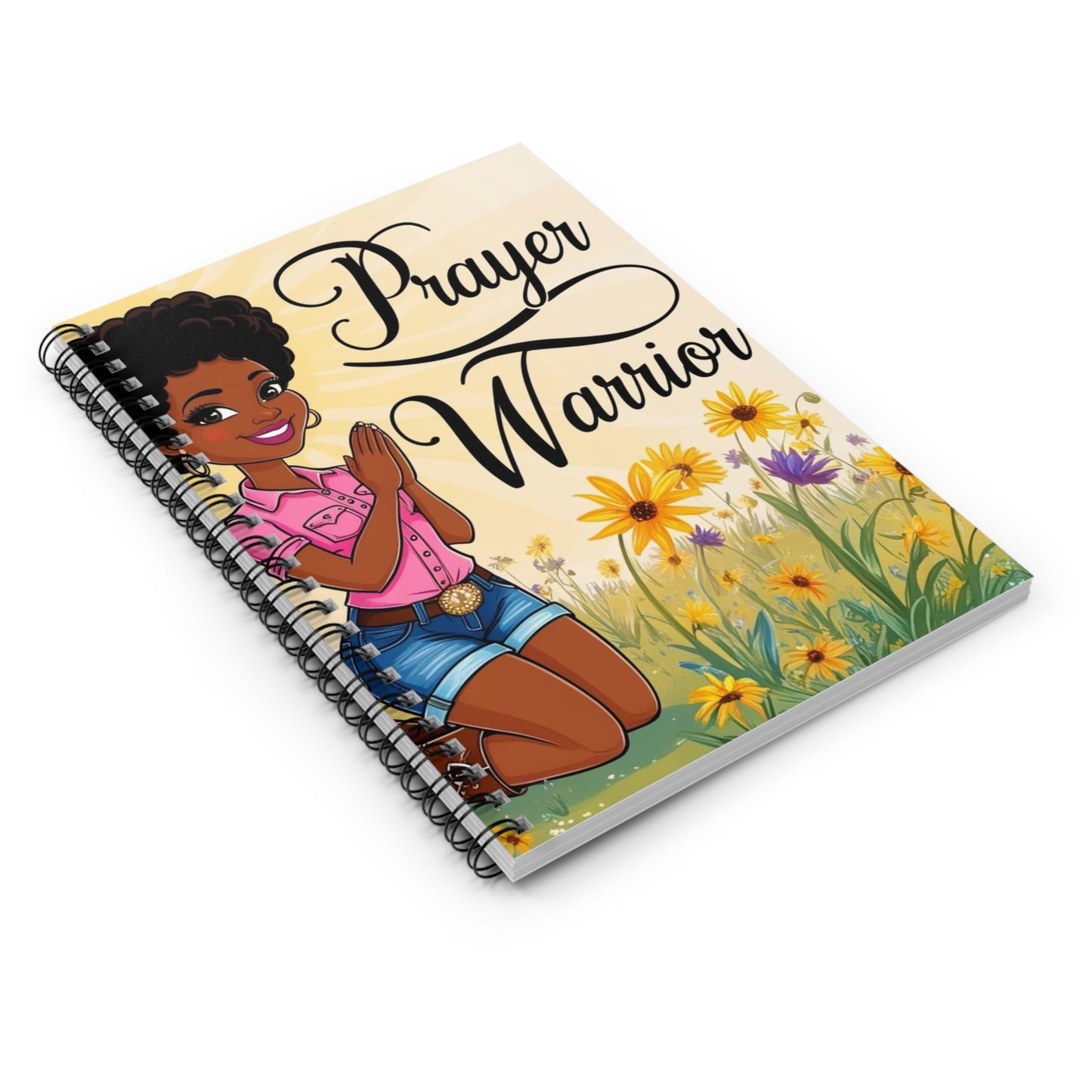 Prayer Warrior Spiral Notebook - Ruled Line