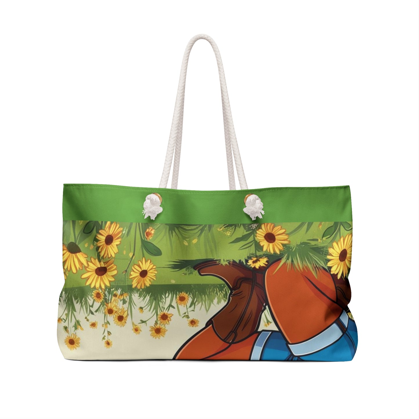 Prayer Warrior Weekender Bag - Floral Design for Soulful Getaways