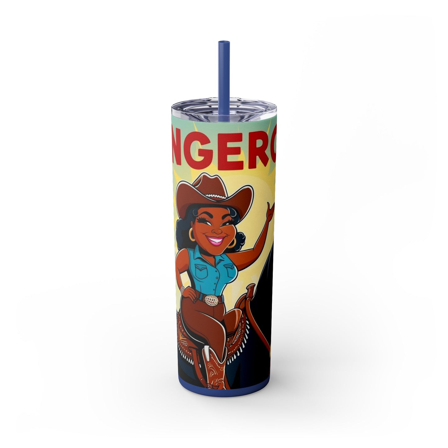 Dangerous Cowgirl Tumbler with Straw - 20oz