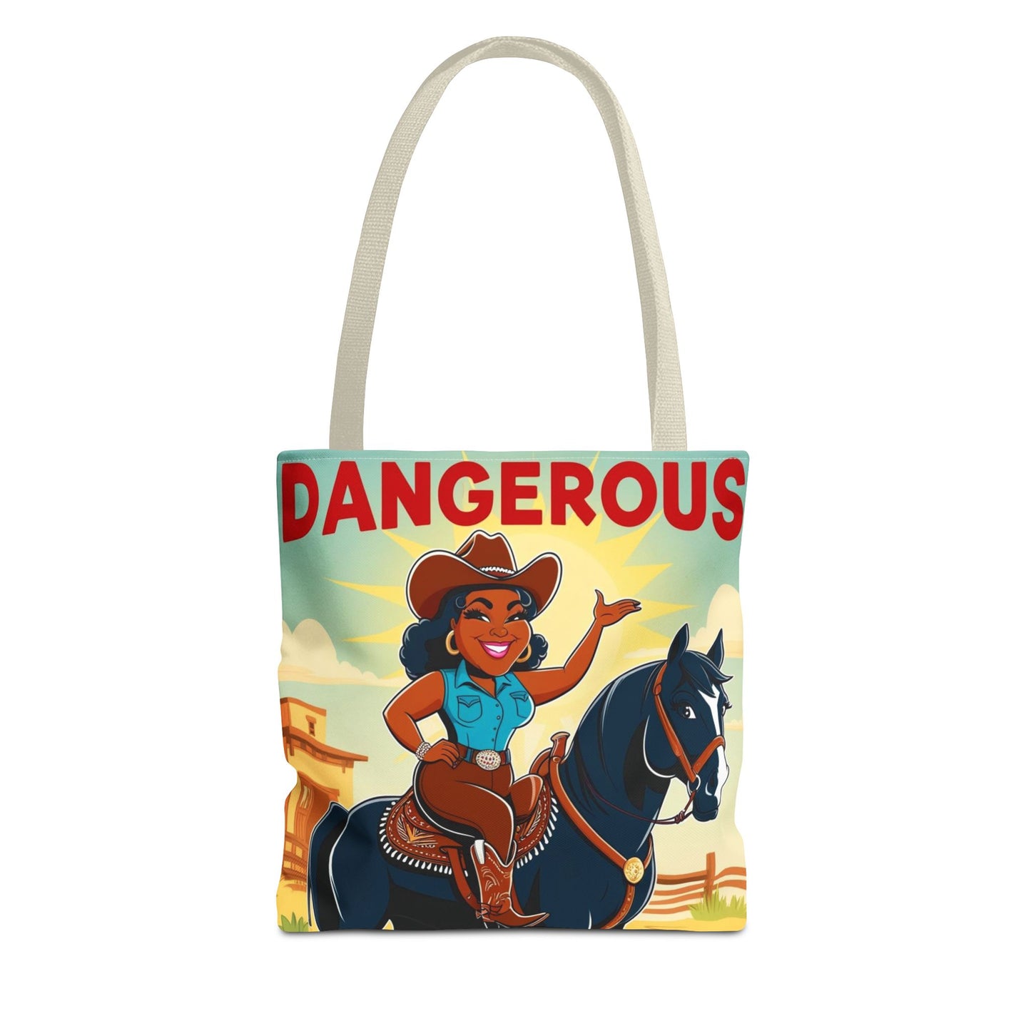 Dangerous Cowgirl Tote Bag