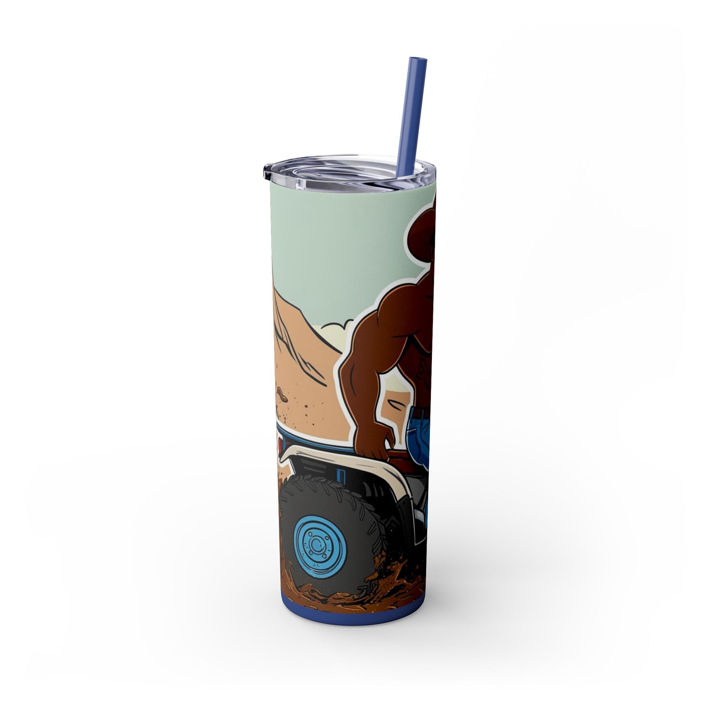 Big Cowboy Adventure Skinny Tumbler with Straw - 20oz