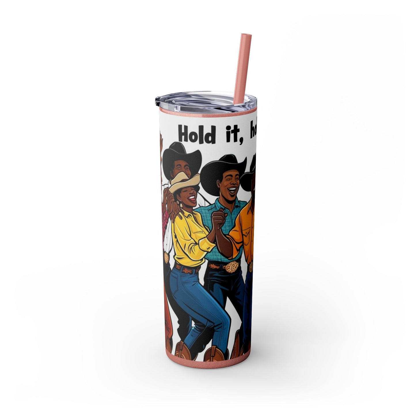 Hold It X4 Skinny Tumbler with Straw - 20oz