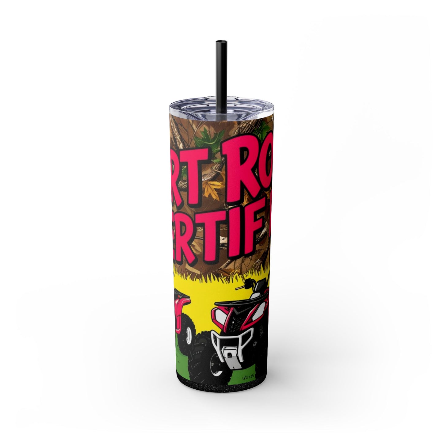 Dirt Road Certified Skinny Tumbler with Straw, 20oz