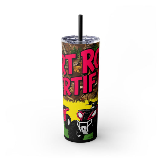 Dirt Road Certified Skinny Tumbler with Straw, 20oz