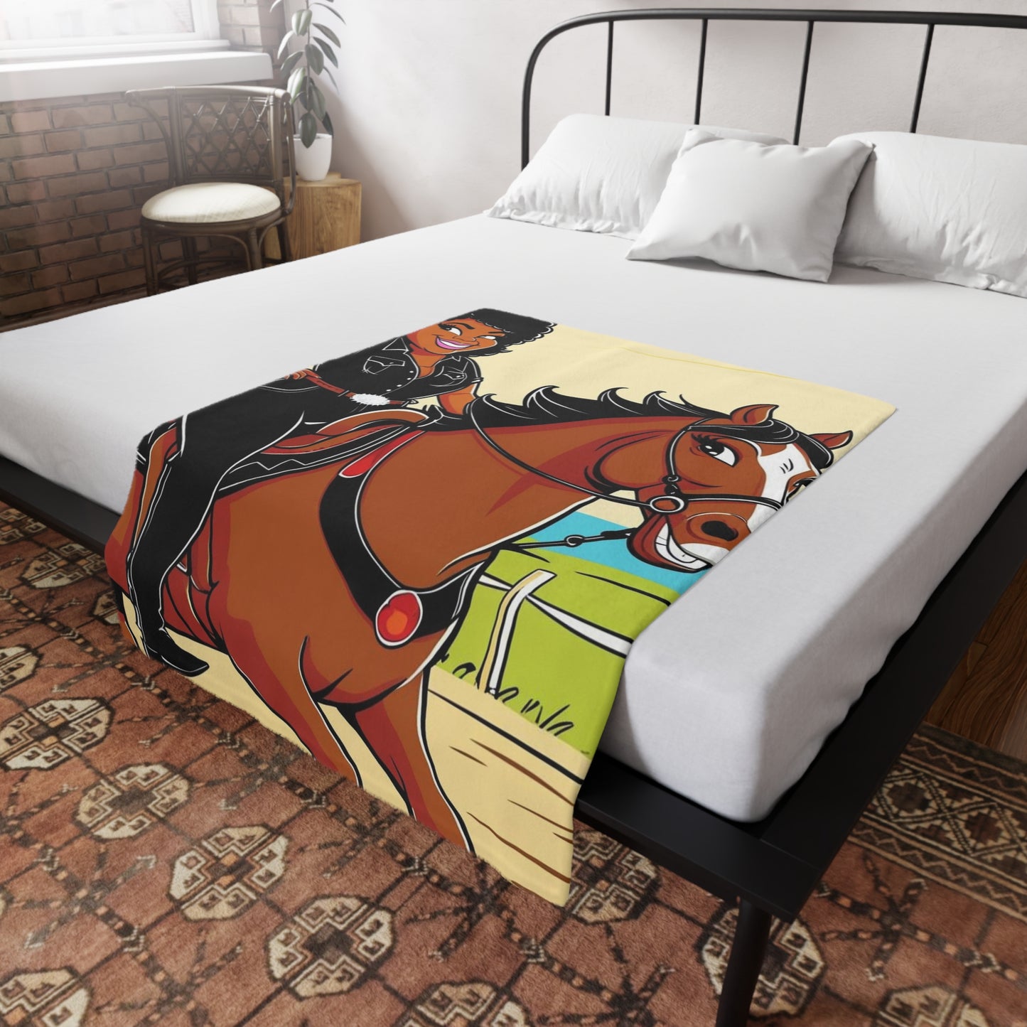 Sittin' Pretty Plush Fleece Blanket