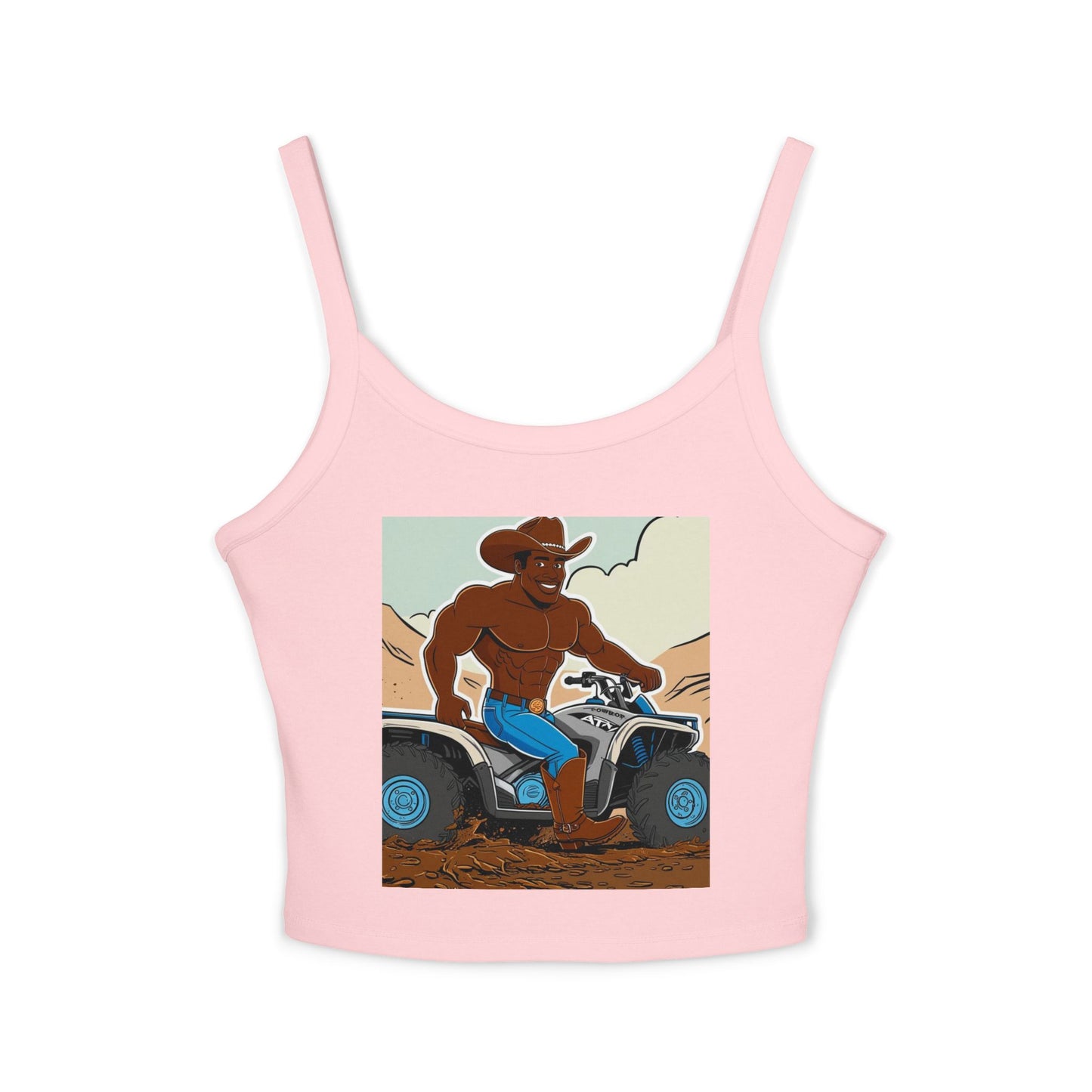 Big Cowboy Adventure Spaghetti Strap Tank Top
