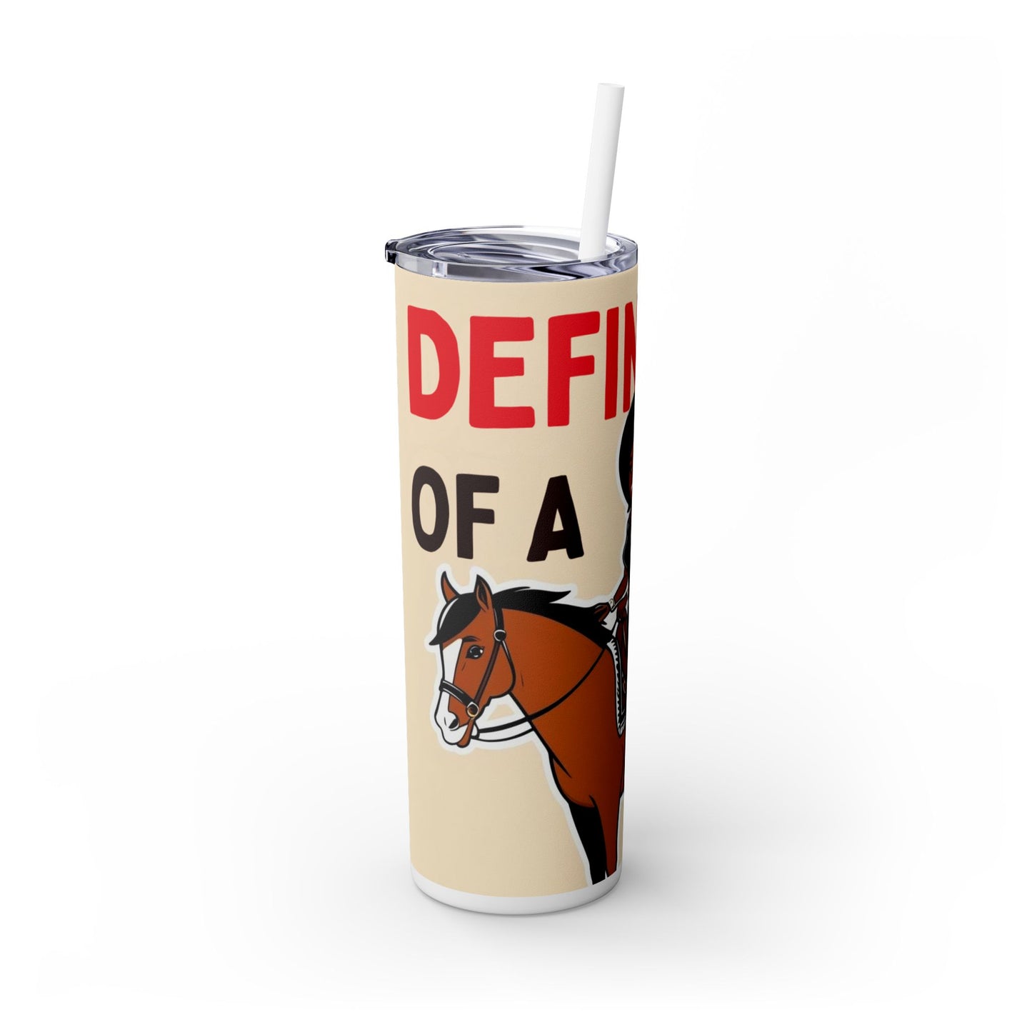 Definition of a Rider Skinny Tumbler with Straw - 20oz