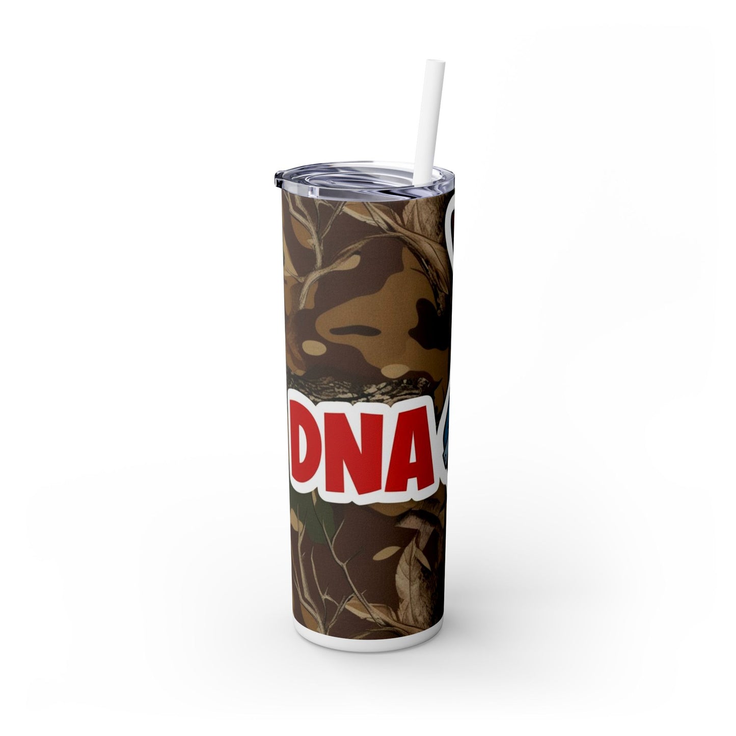 Country Boy DNA Skinny Tumbler with Straw - 20oz