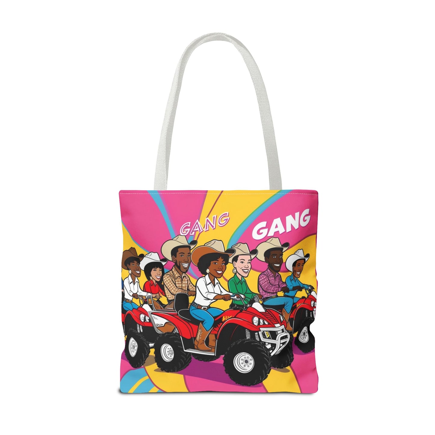 Retro Quad Gang Tote Bag