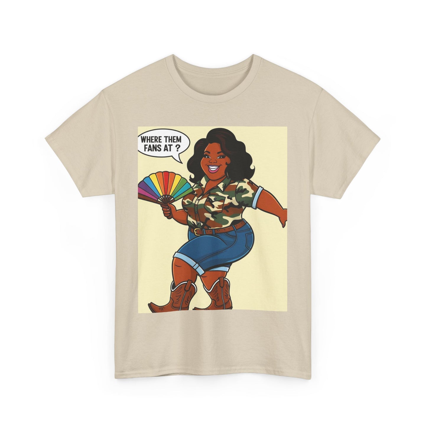 Where Them Fans At? Cotton Tee