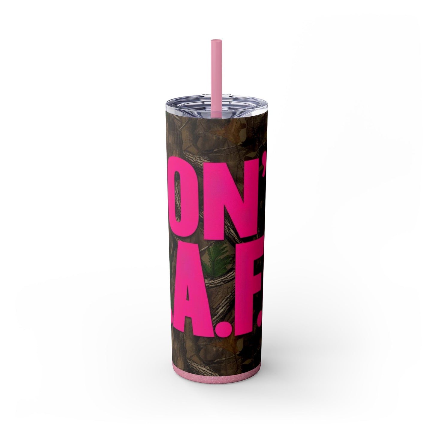 Don't F.A.F.O. Skinny Tumbler with Straw - 20oz