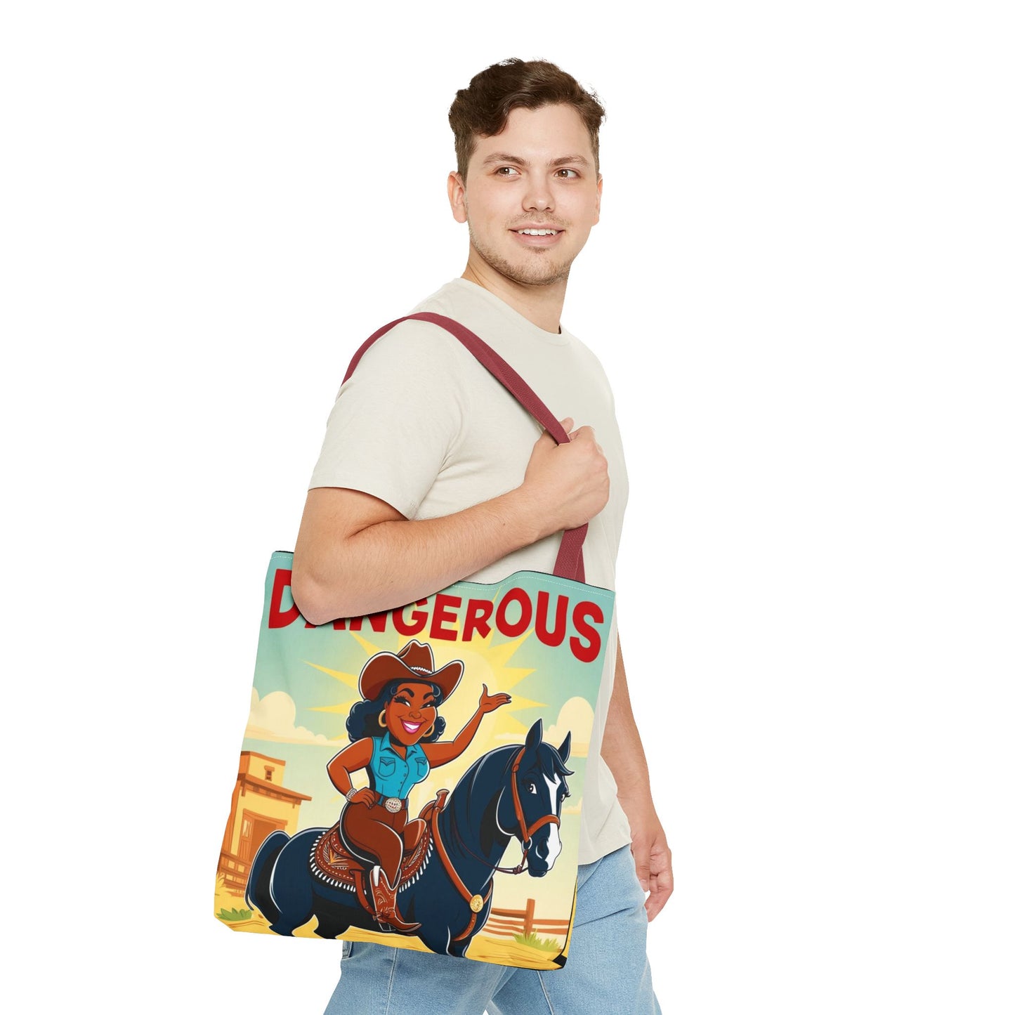 Dangerous Cowgirl Tote Bag