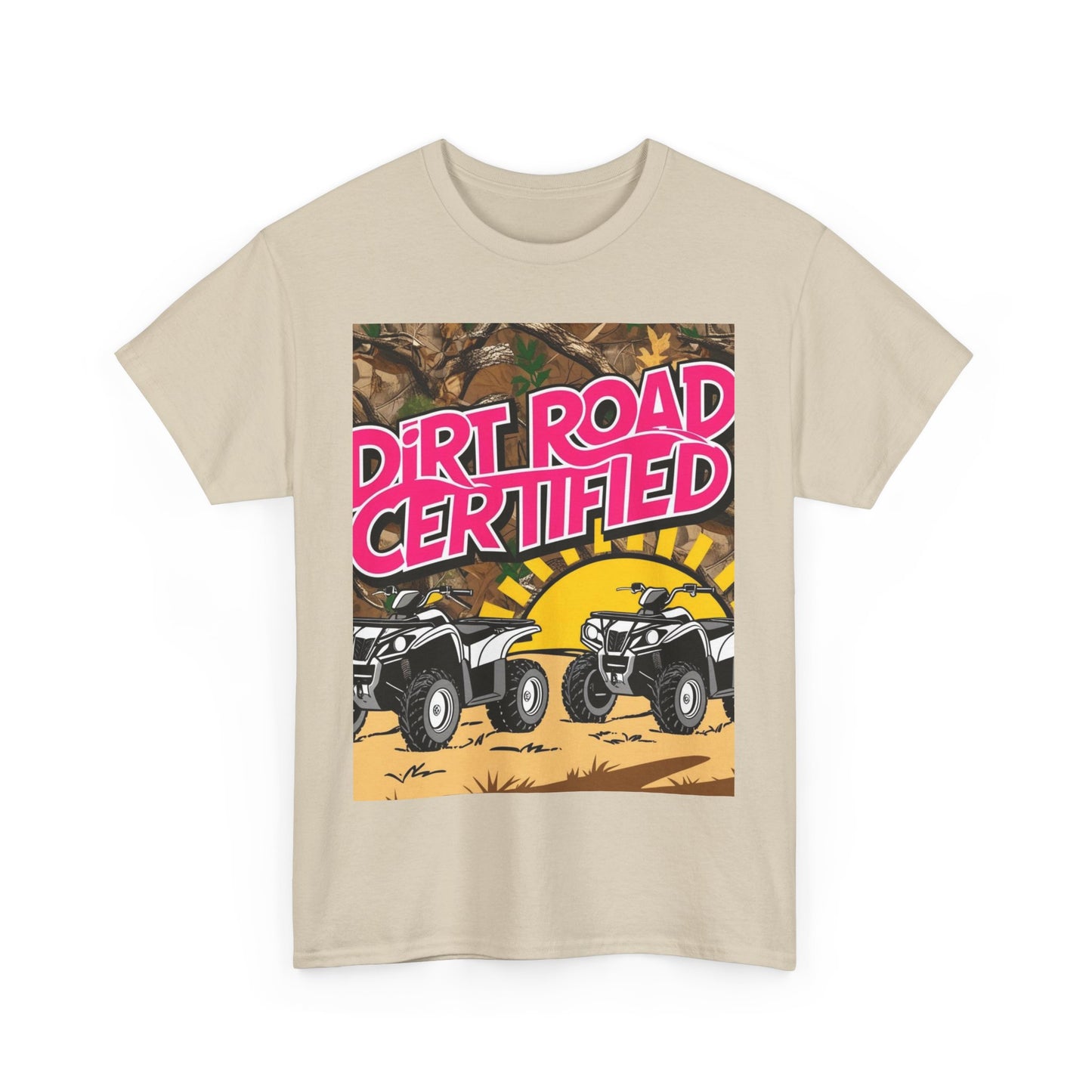 Dirt Road Certified Pink Unisex Cotton Tee