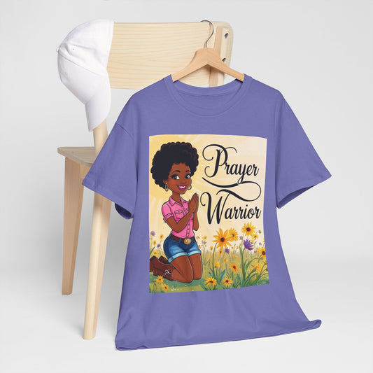 Prayer Warrior Unisex Cotton Tee